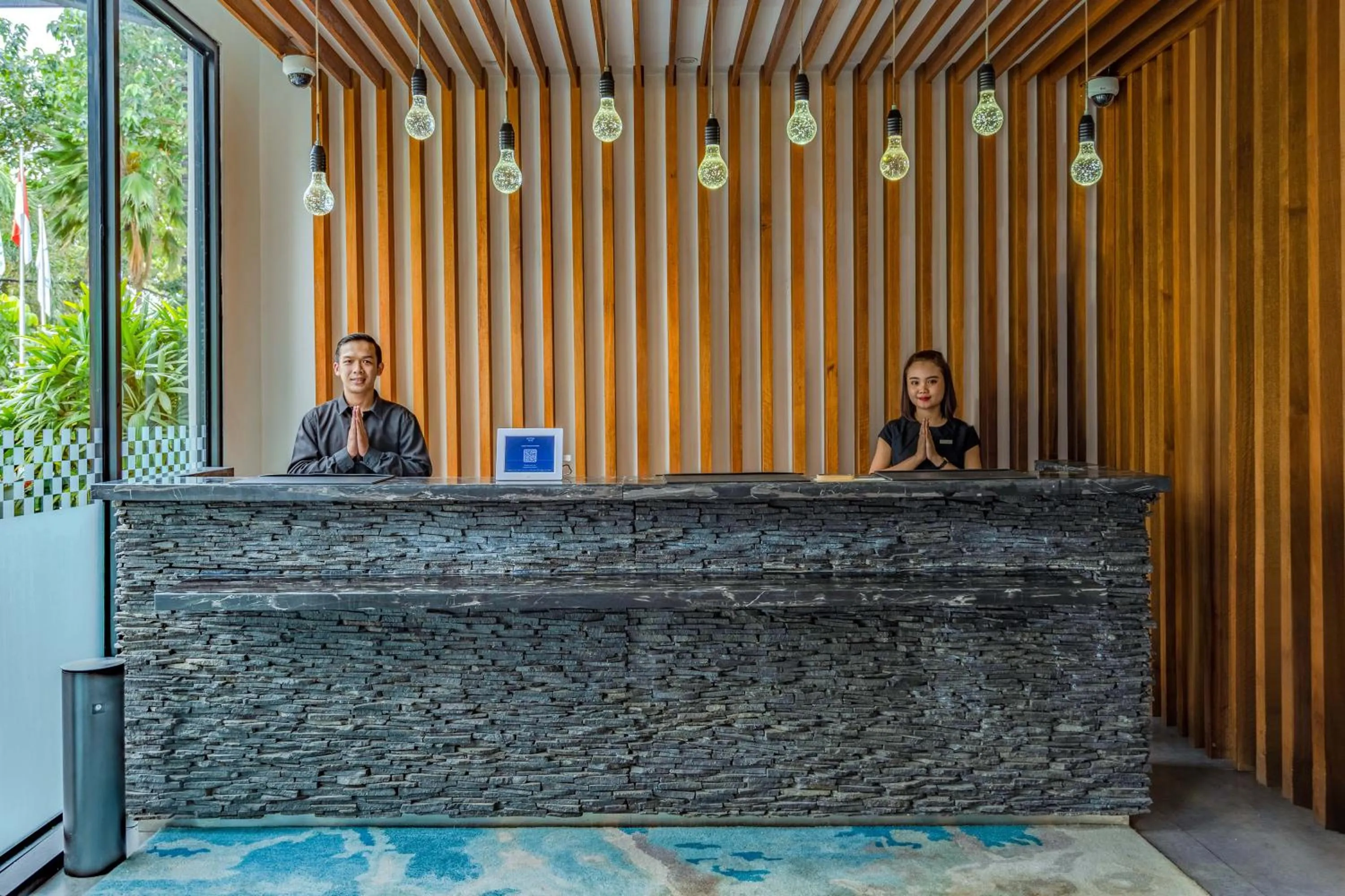 Lobby or reception in Aston Anyer Beach Hotel