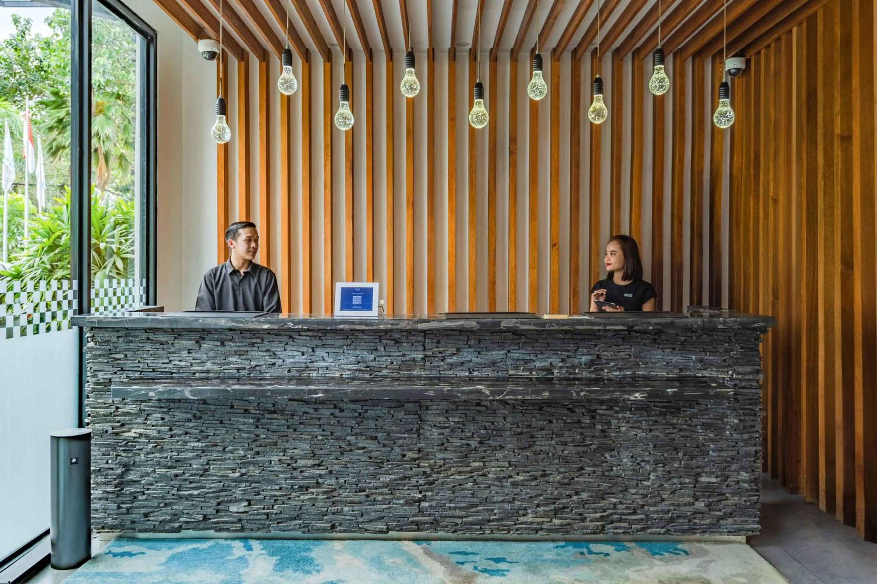 Lobby or reception in Aston Anyer Beach Hotel