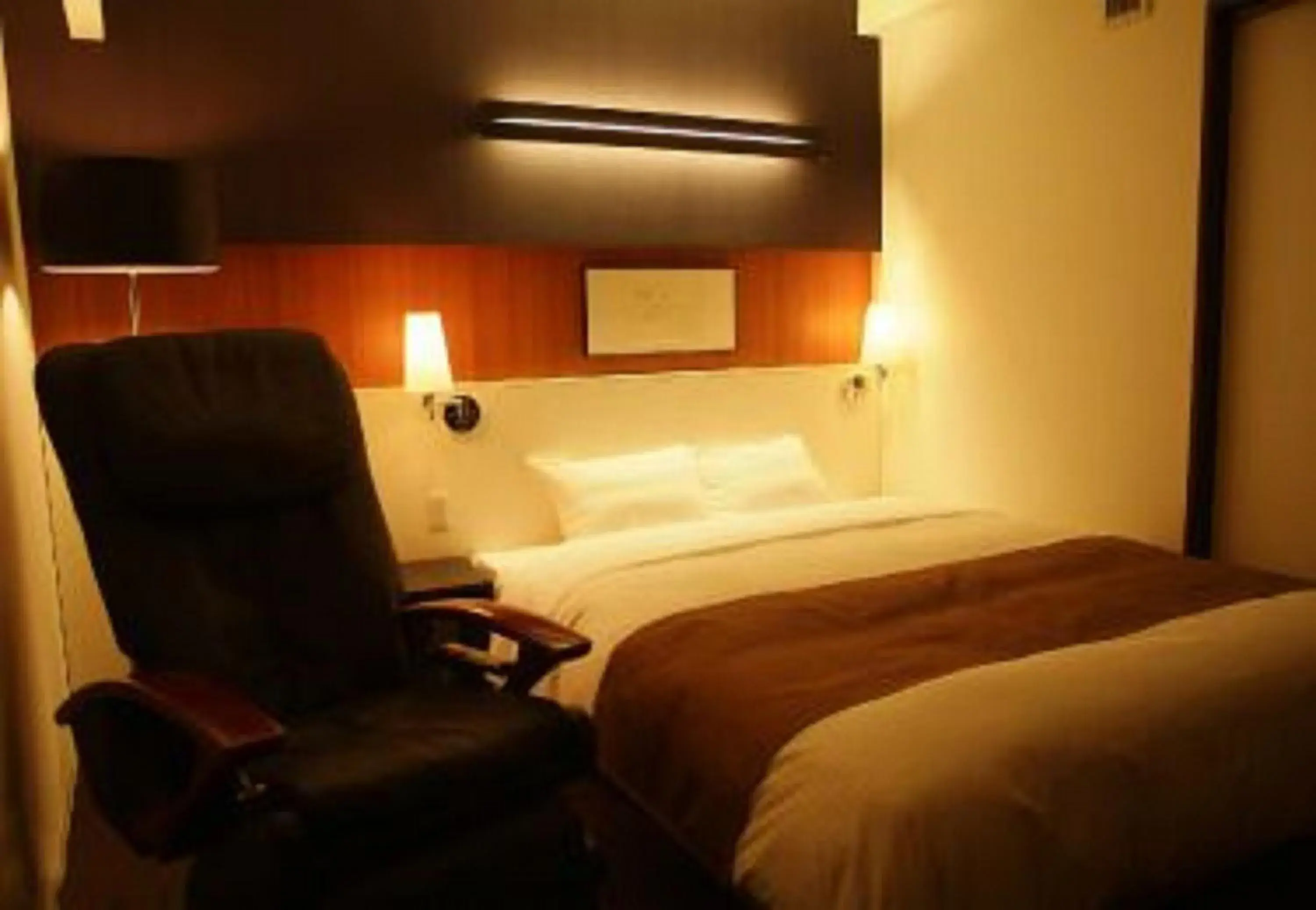 Bed in Wakkanai Grand Hotel Bed in Wakkanai Grand Hotel