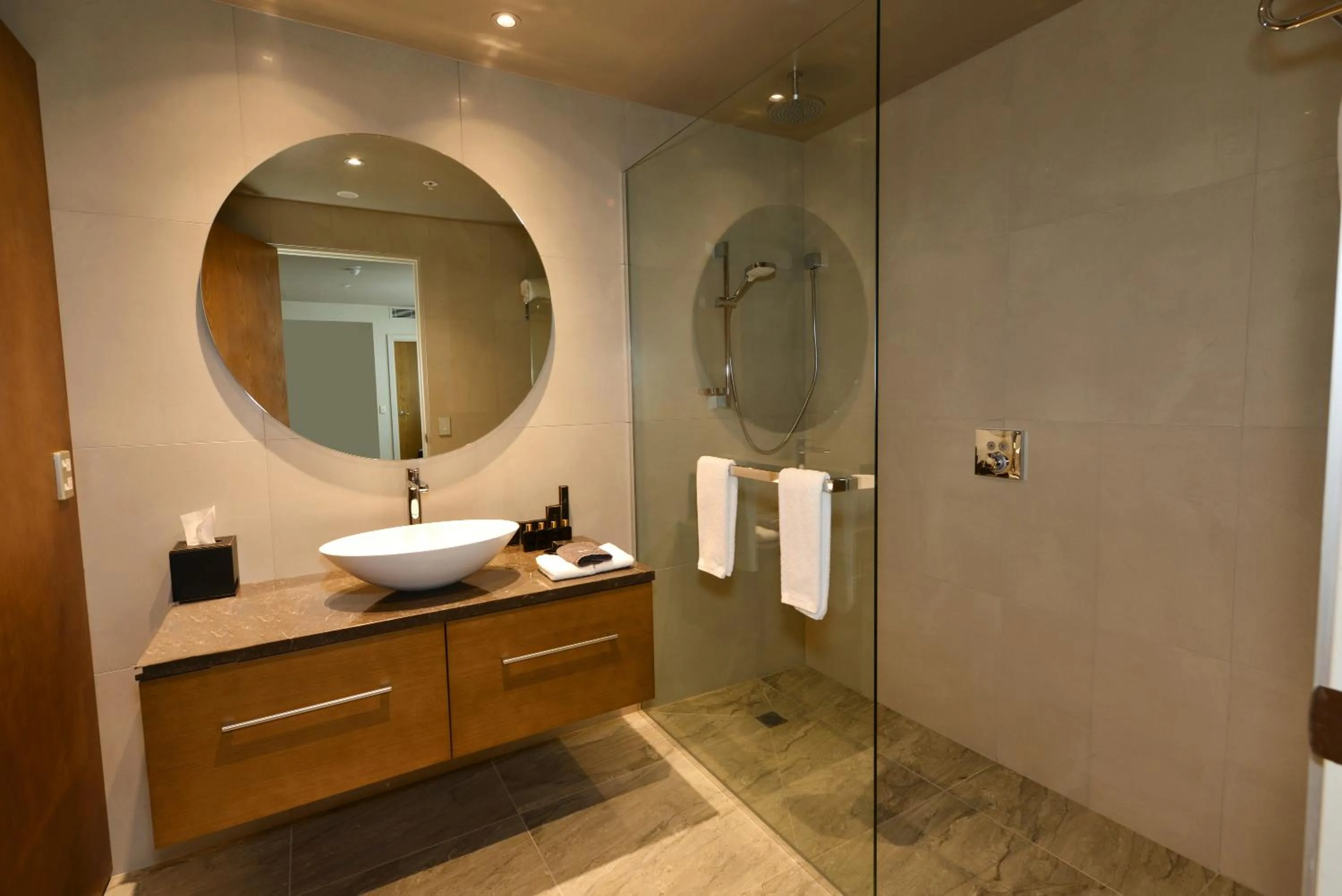 Bathroom in Distinction Dunedin Hotel