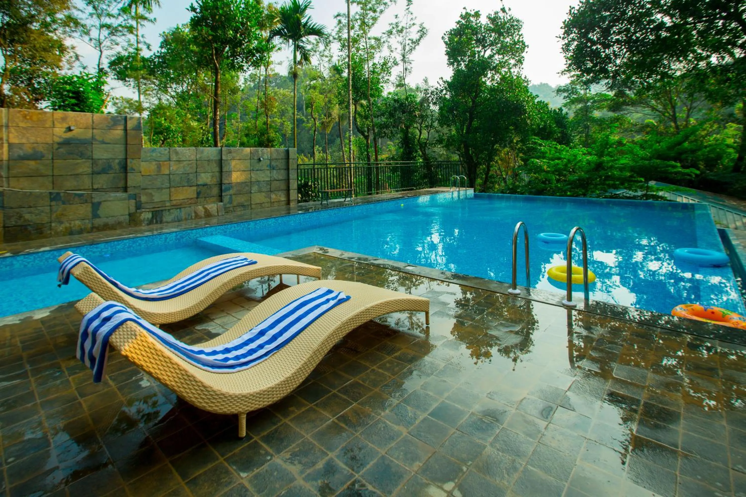 Swimming pool in Lakkidi Village Resort Wayanad