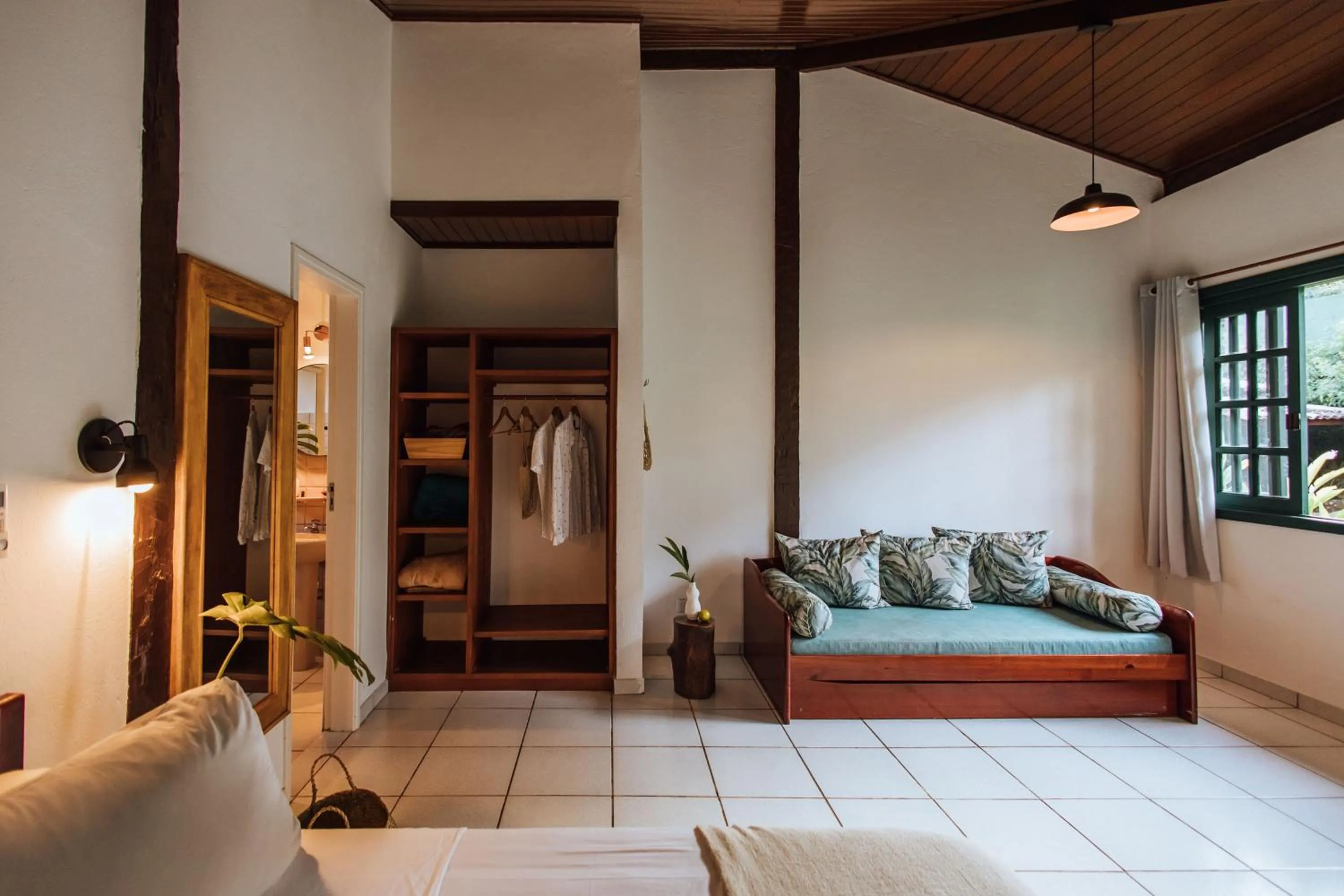 Bed in Pousada Vila das Pedras