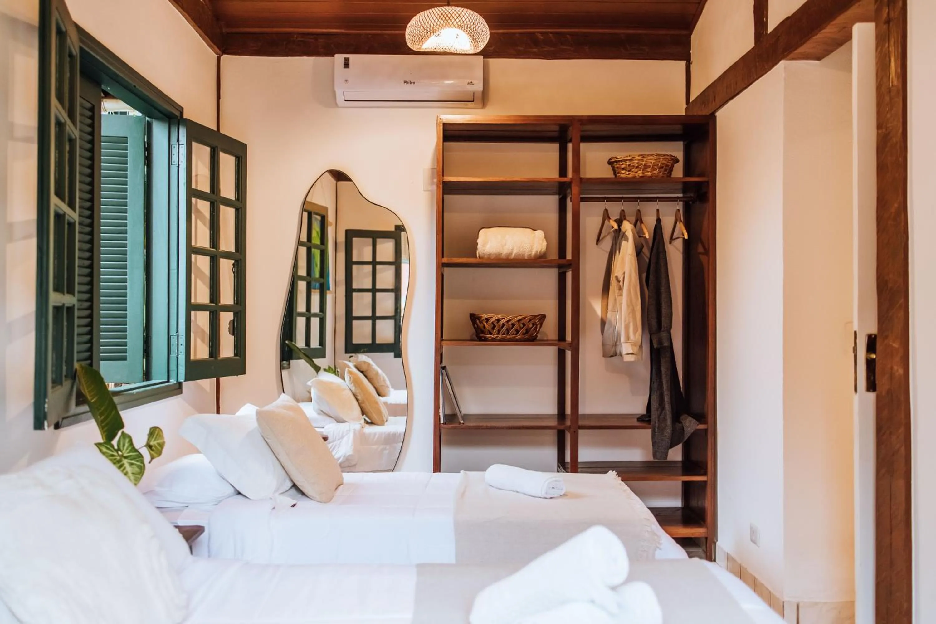 Bed in Pousada Vila das Pedras