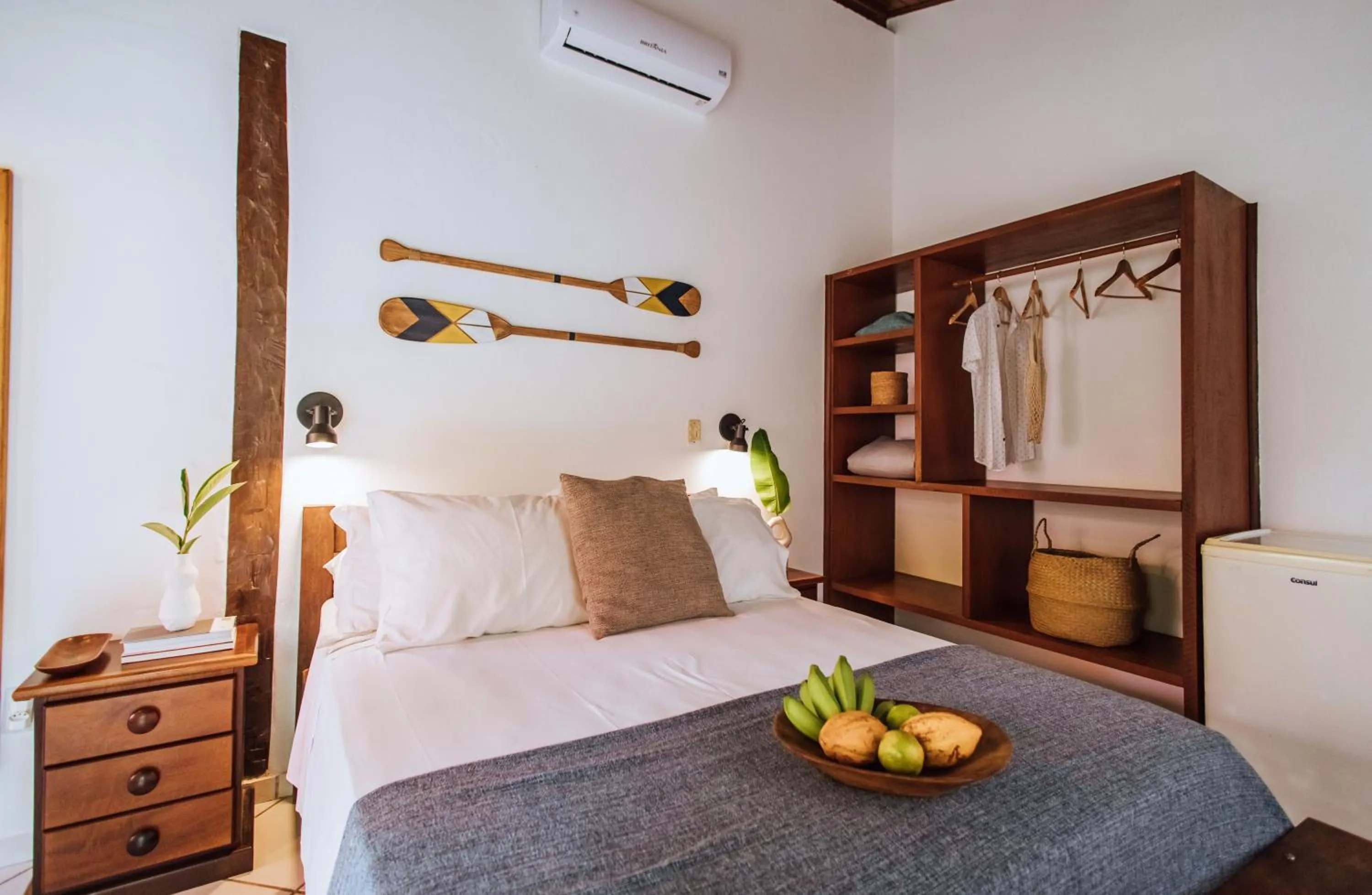 Bed in Pousada Vila das Pedras