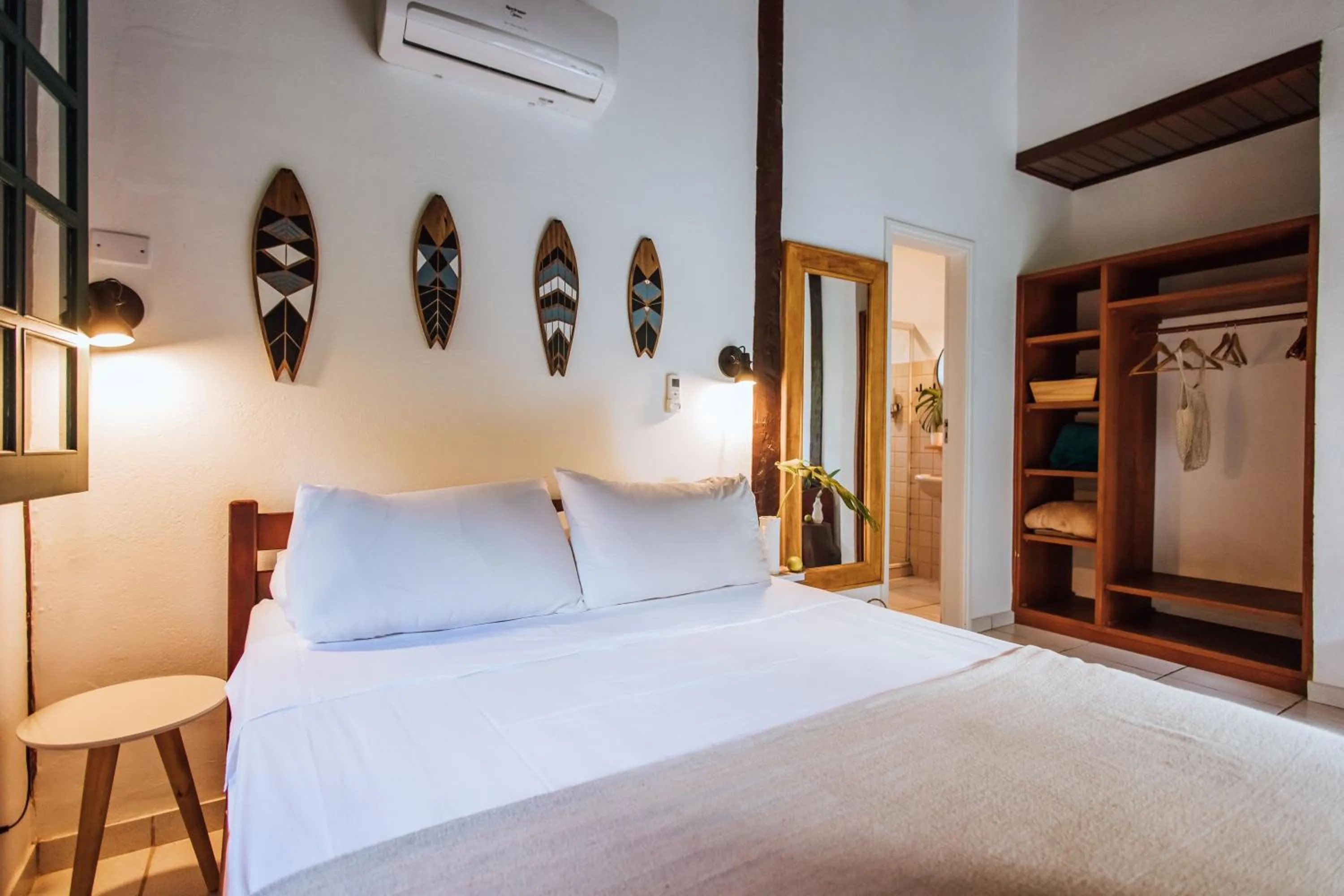 Bed in Pousada Vila das Pedras