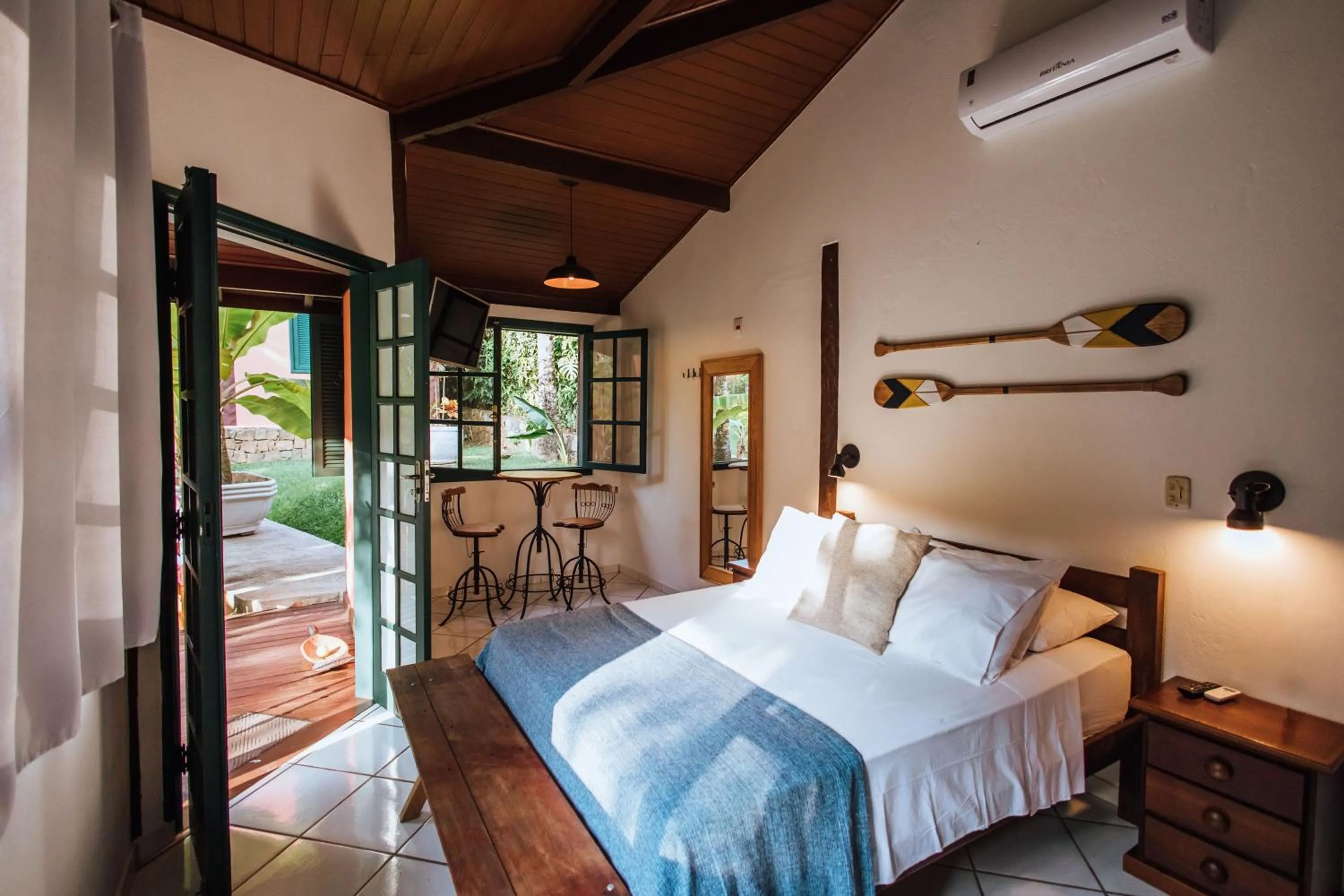 Bed in Pousada Vila das Pedras