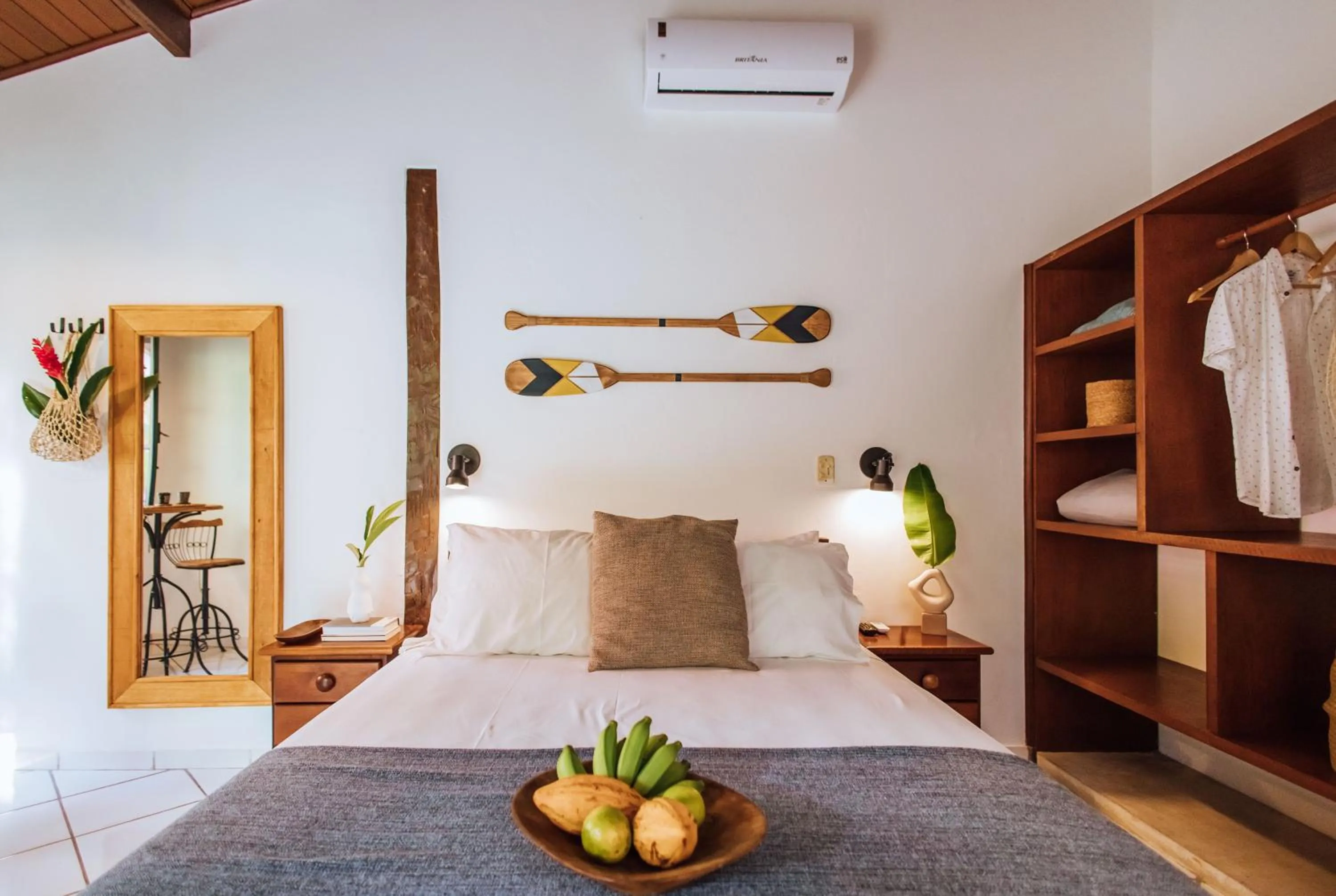 Bed in Pousada Vila das Pedras