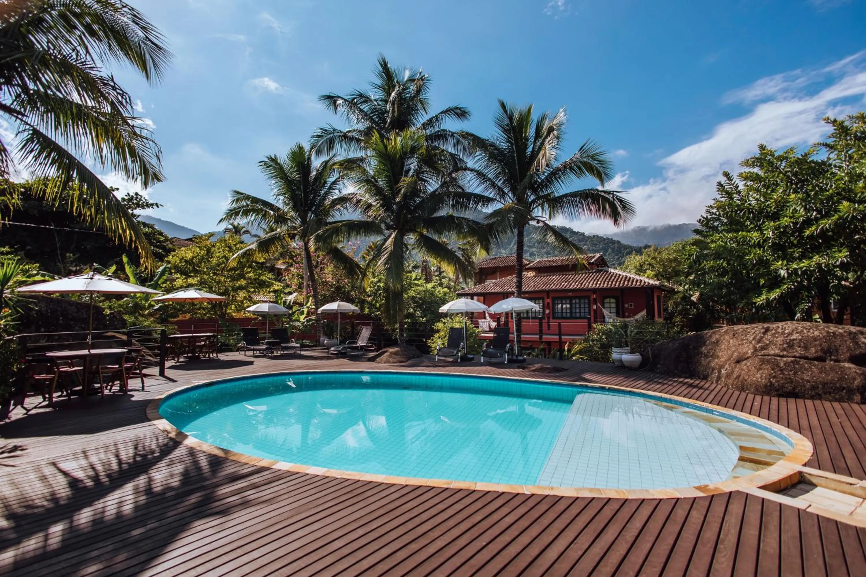 Swimming pool in Pousada Vila das Pedras