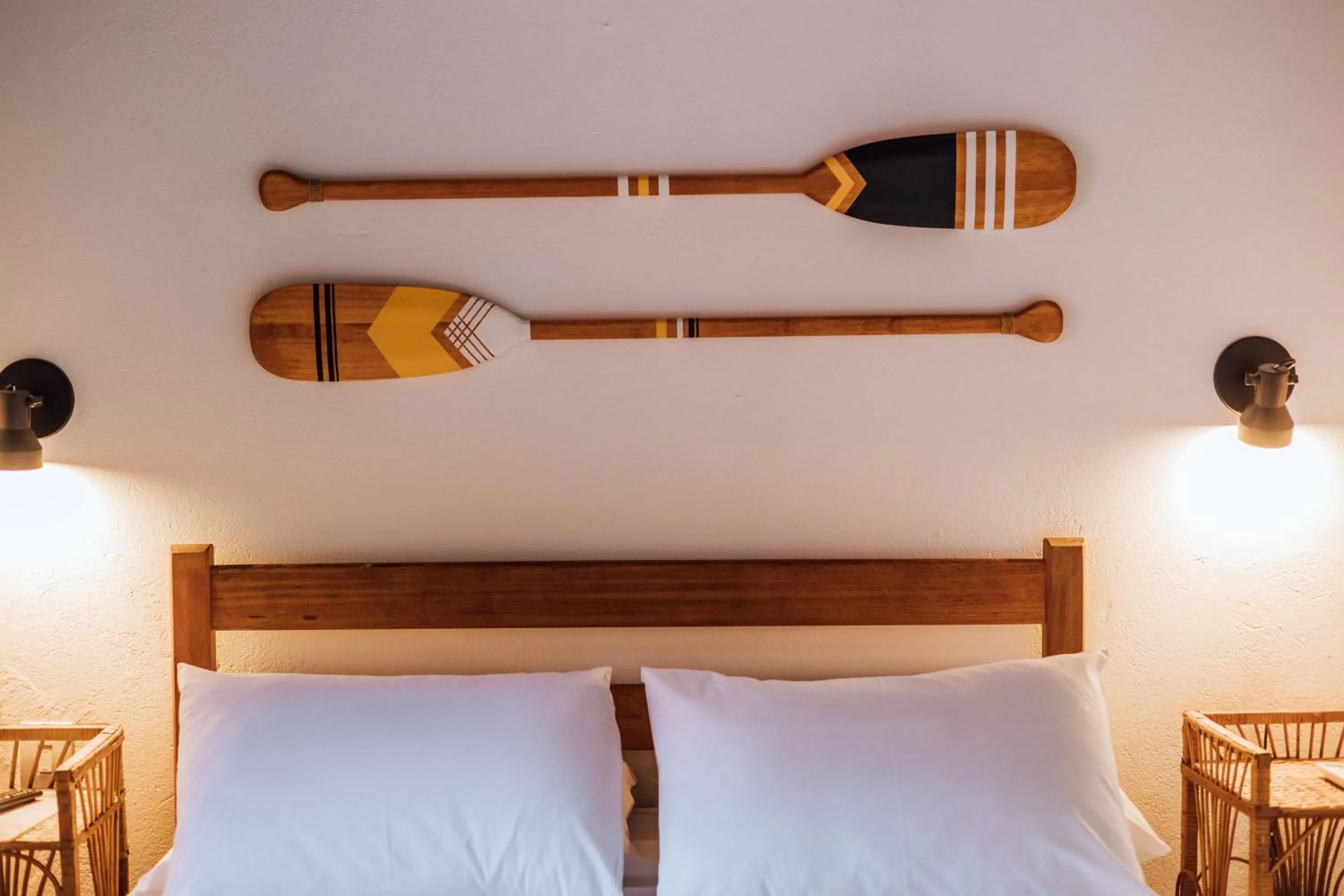 Bed in Pousada Vila das Pedras