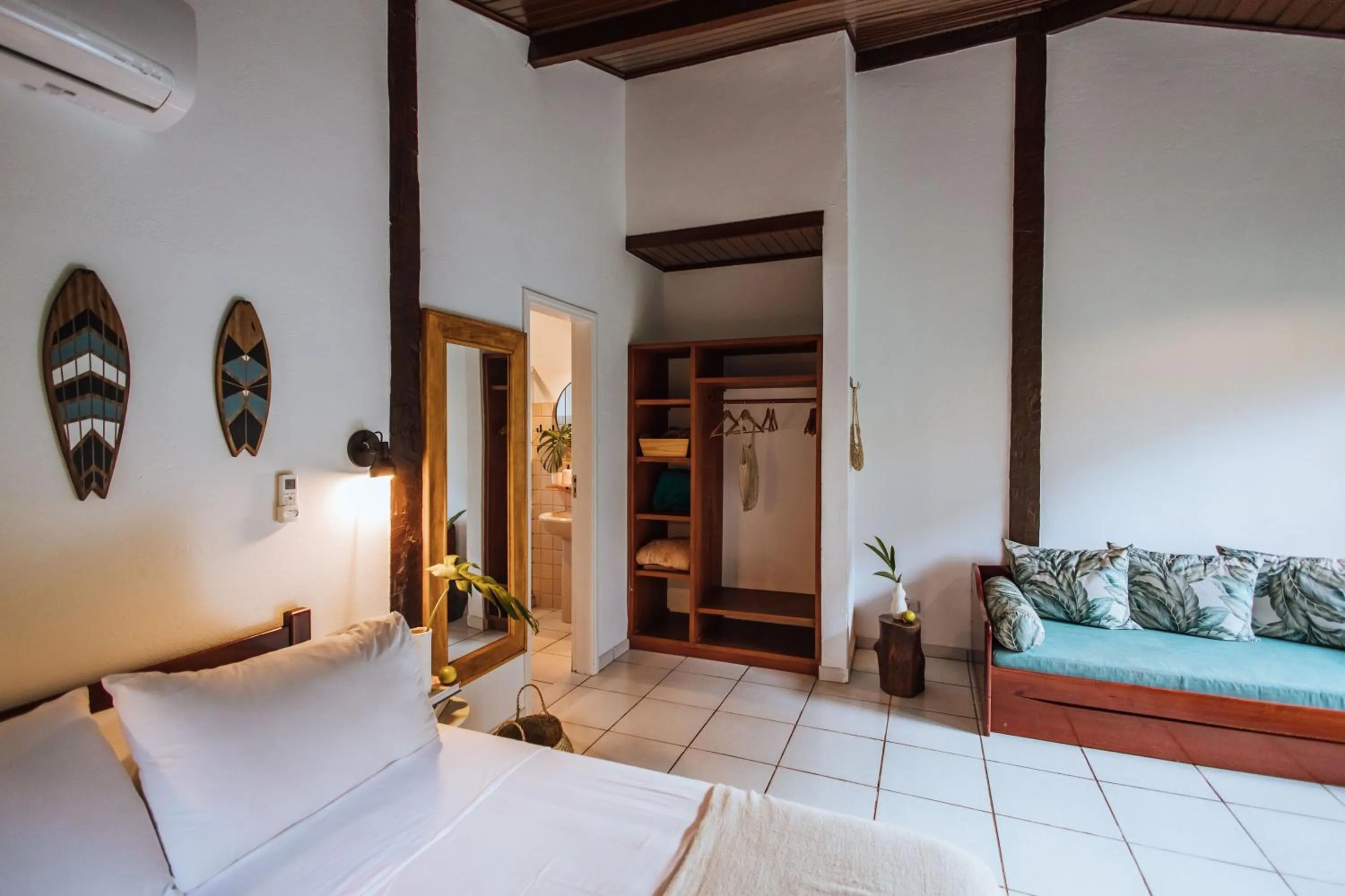 Bed in Pousada Vila das Pedras
