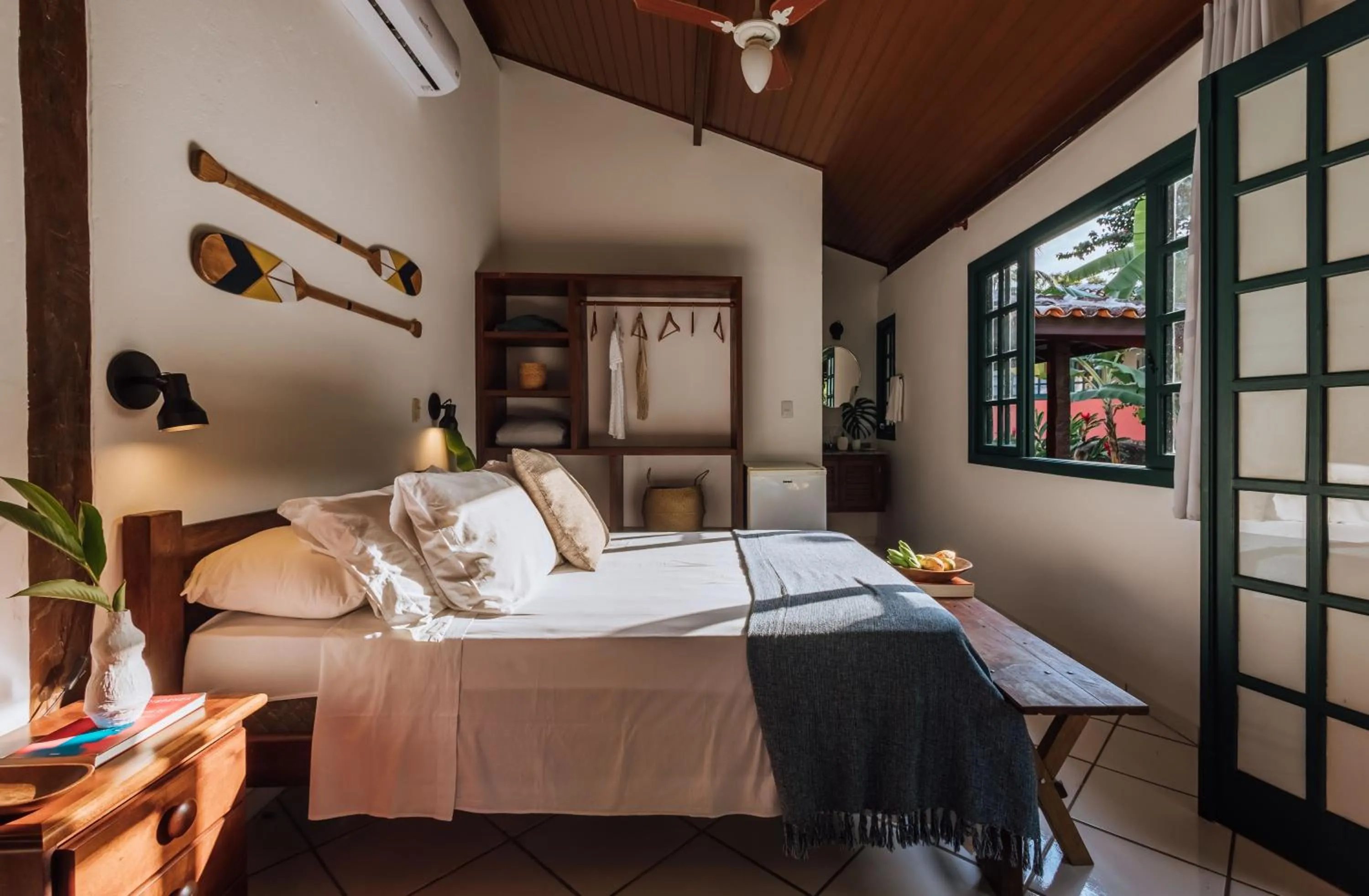 Bed in Pousada Vila das Pedras