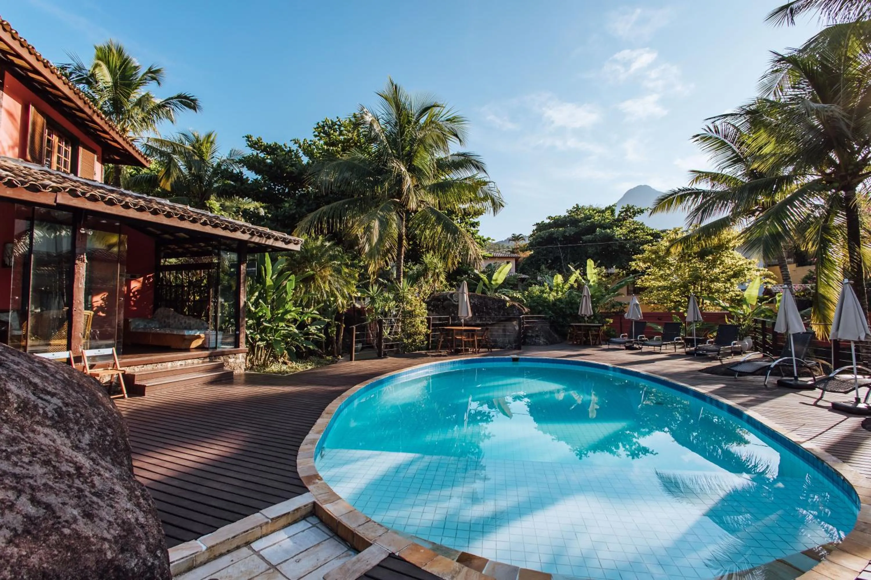 Swimming pool in Pousada Vila das Pedras