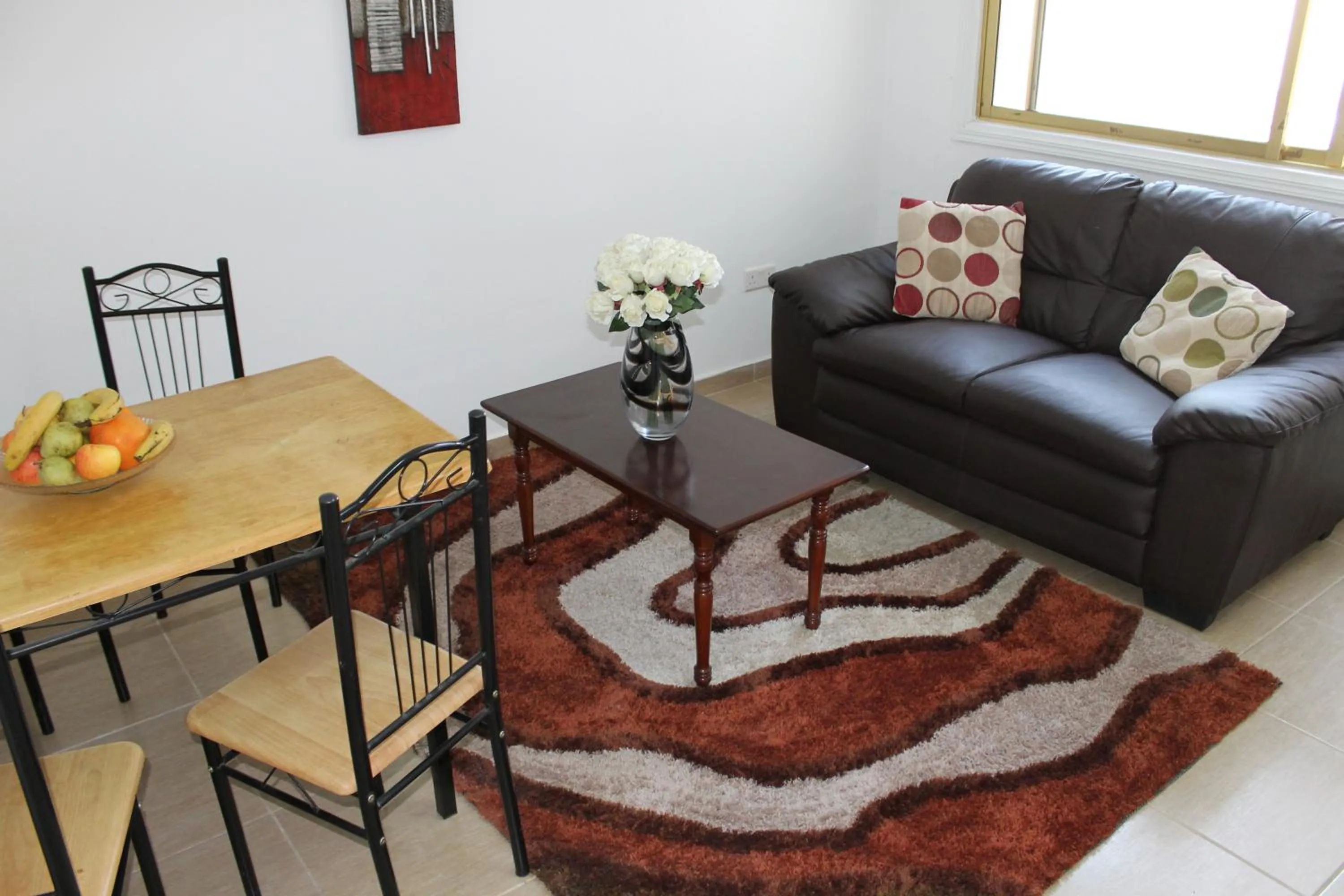 Living room in Tiffany City Apartments