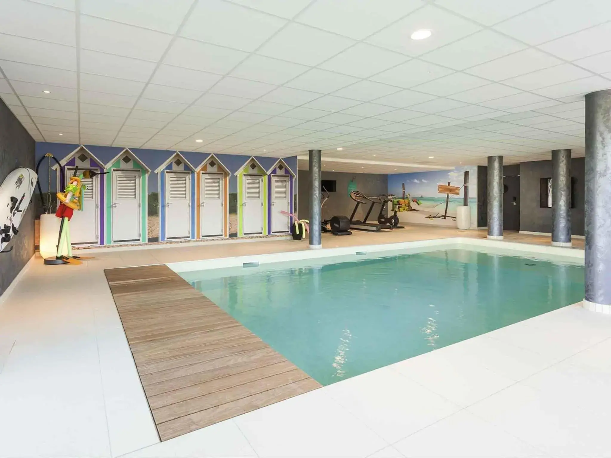 Pool view in ibis Styles Vierzon Pool view in ibis Styles Vierzon