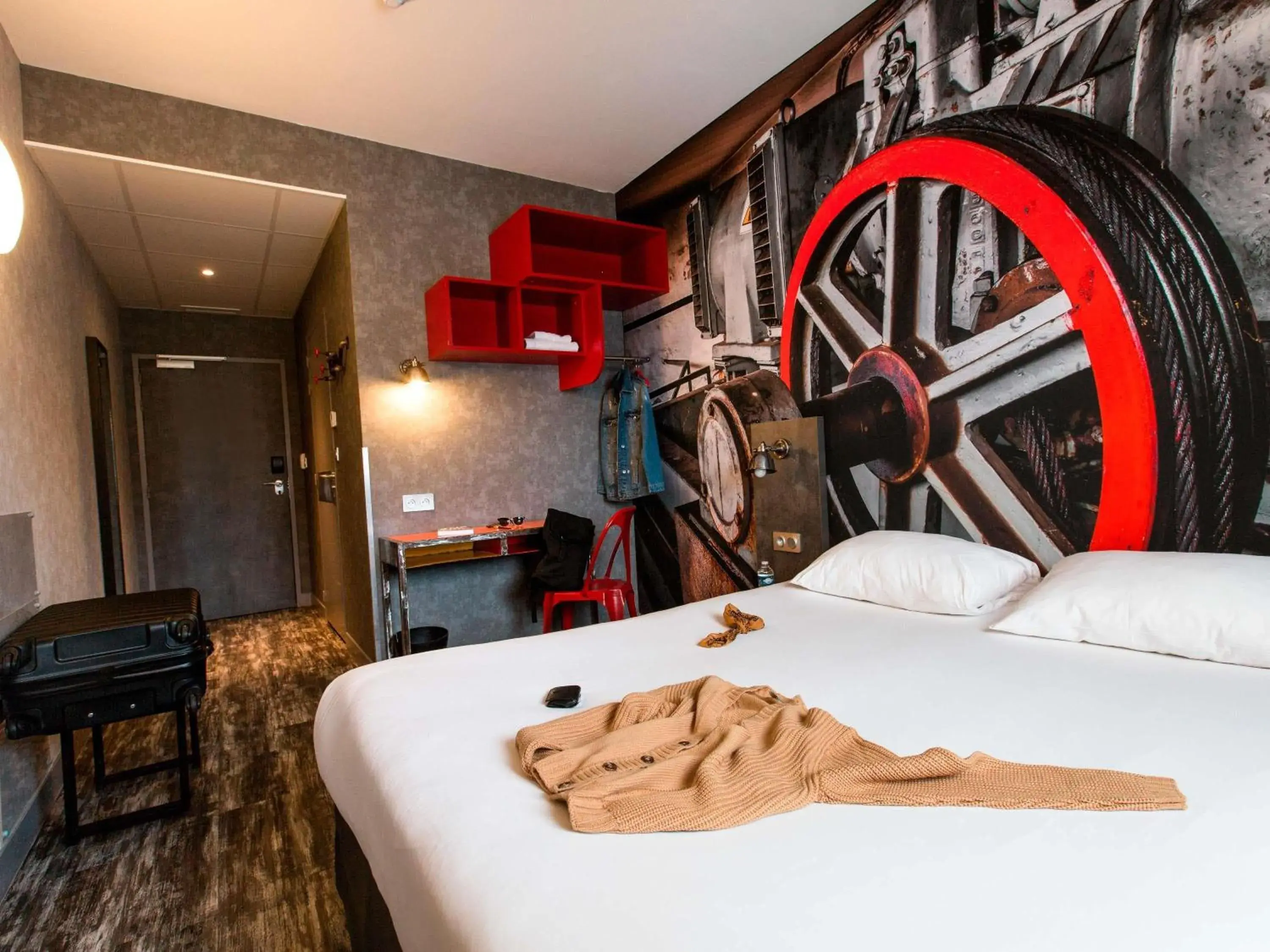 Property building, Bed in ibis Styles Vierzon Property building, Bed in ibis Styles Vierzon
