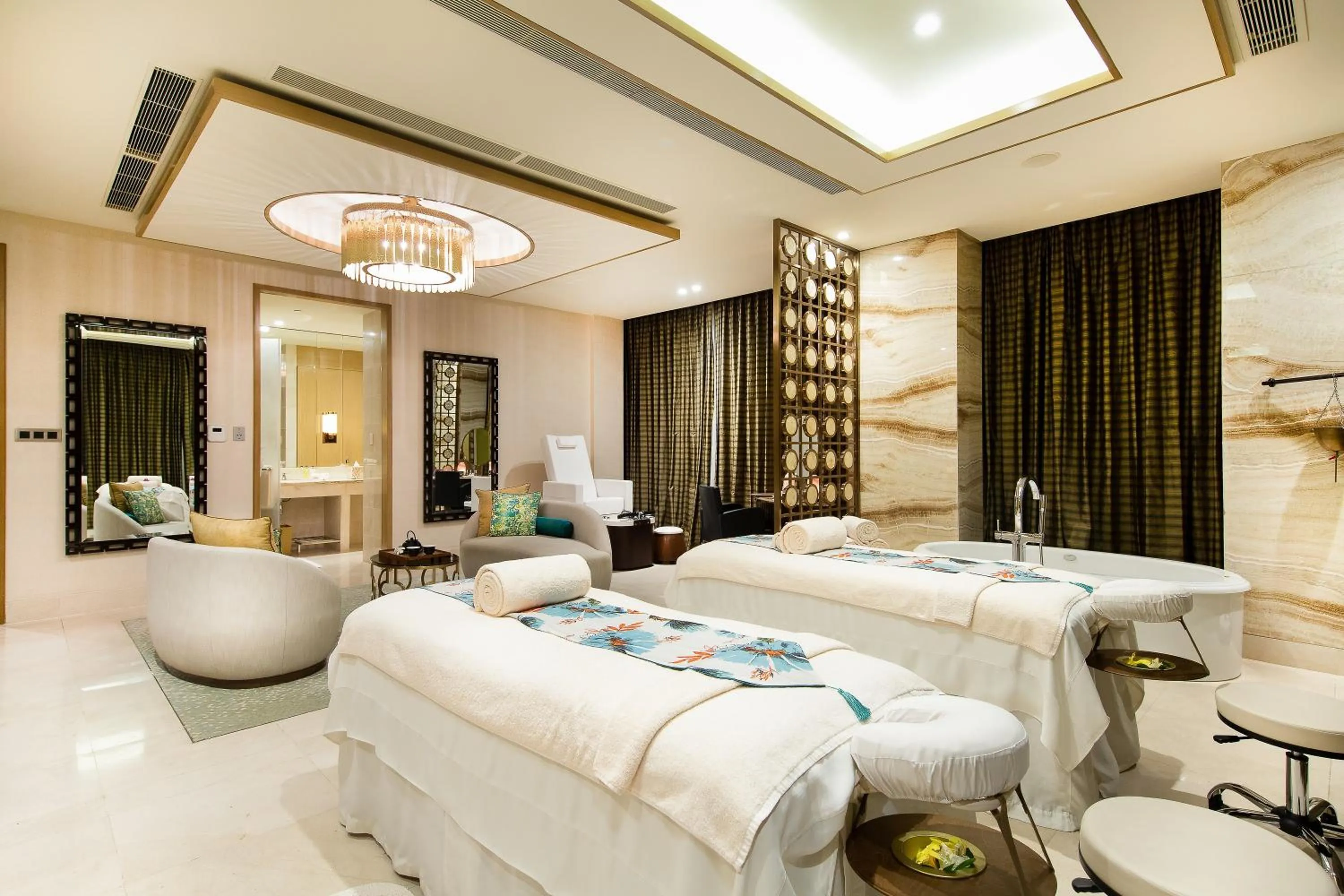 Spa and wellness centre/facilities, Bed in City Of Dreams - Nüwa Manila