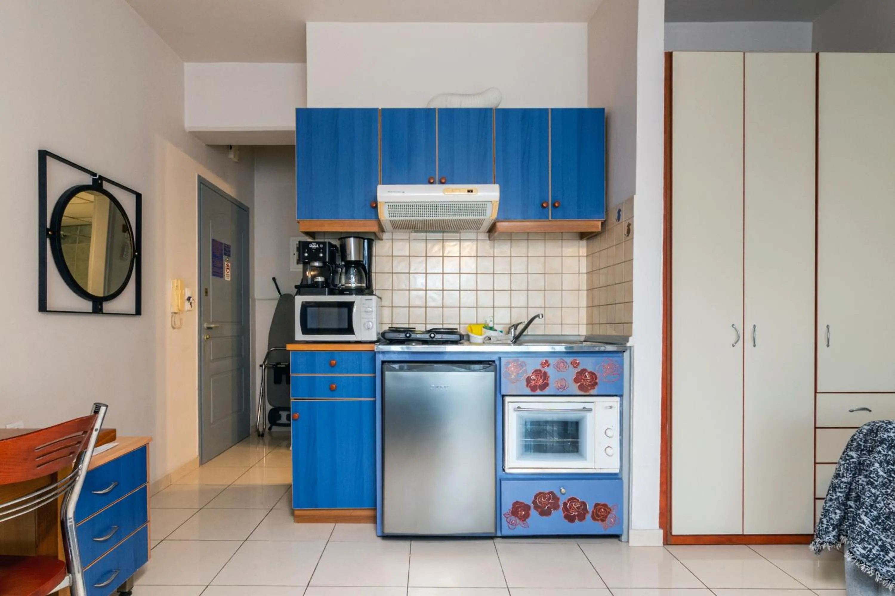 Kitchen or kitchenette in Alena Apartments