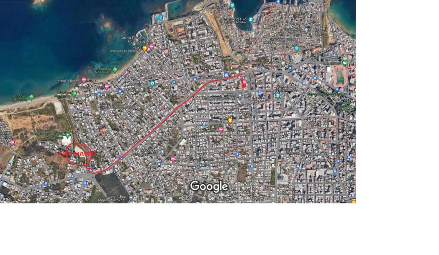 Parking in Alena Apartments