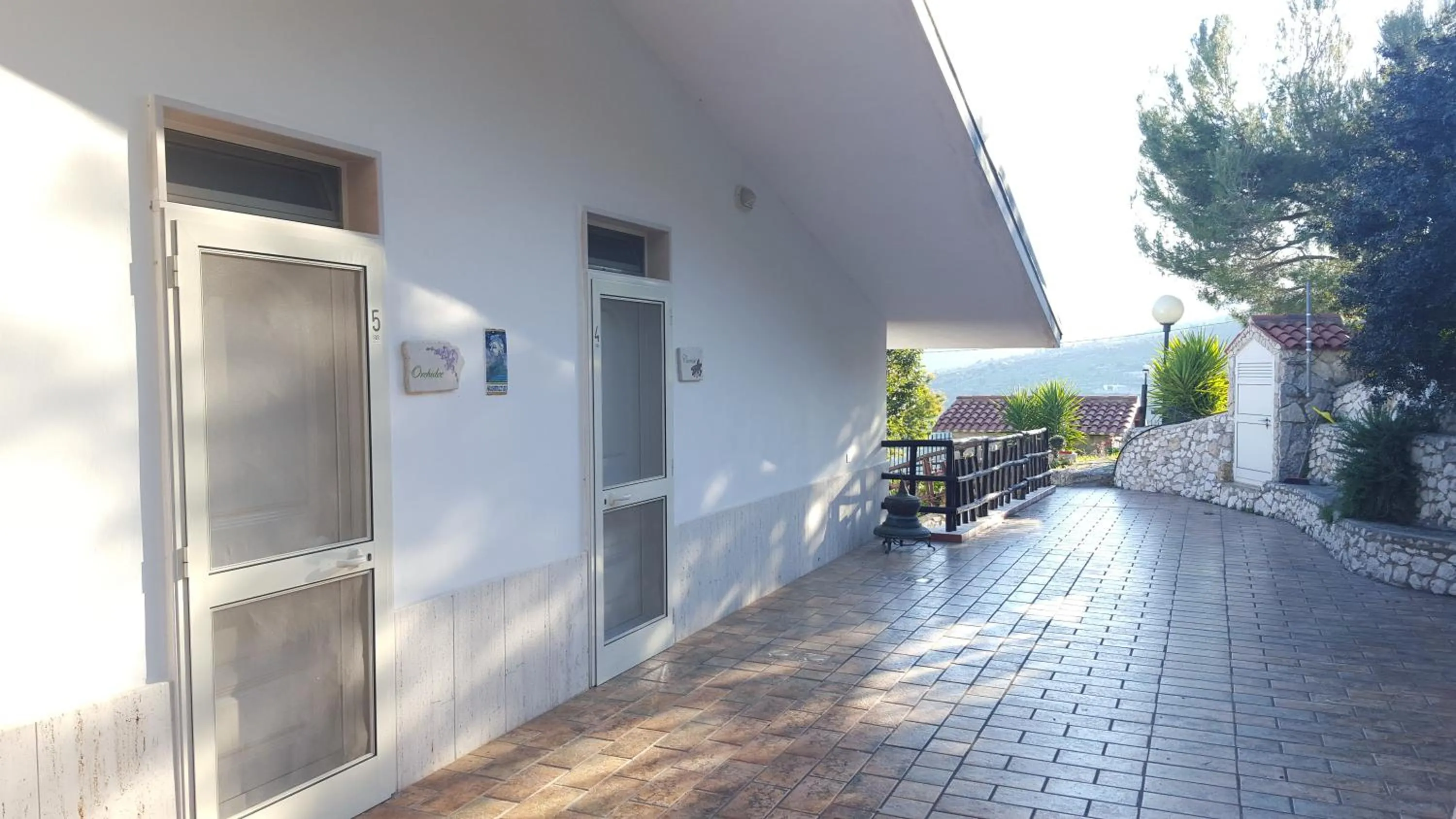 Patio in B&B La Scapola