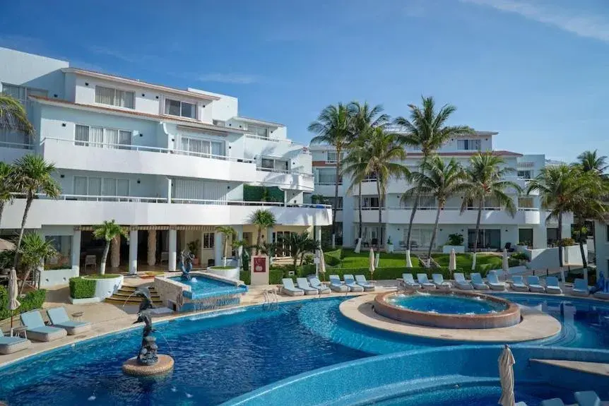 Property building in SUNSET FISHERMEN BEACH & SPA RESORT-Optional All Inclusive- Room 344A-344B-Playacar, Phase 1 Property building in SUNSET FISHERMEN BEACH & SPA RESORT-Optional All Inclusive- Room 344A-344B-Playacar, Phase 1