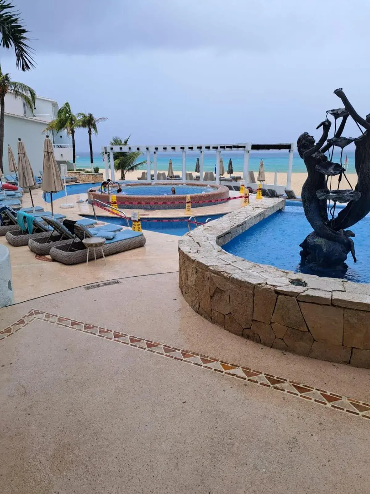 Swimming pool in SUNSET FISHERMEN BEACH & SPA RESORT-Optional All Inclusive- Room 344A-344B-Playacar, Phase 1 Swimming pool in SUNSET FISHERMEN BEACH & SPA RESORT-Optional All Inclusive- Room 344A-344B-Playacar, Phase 1
