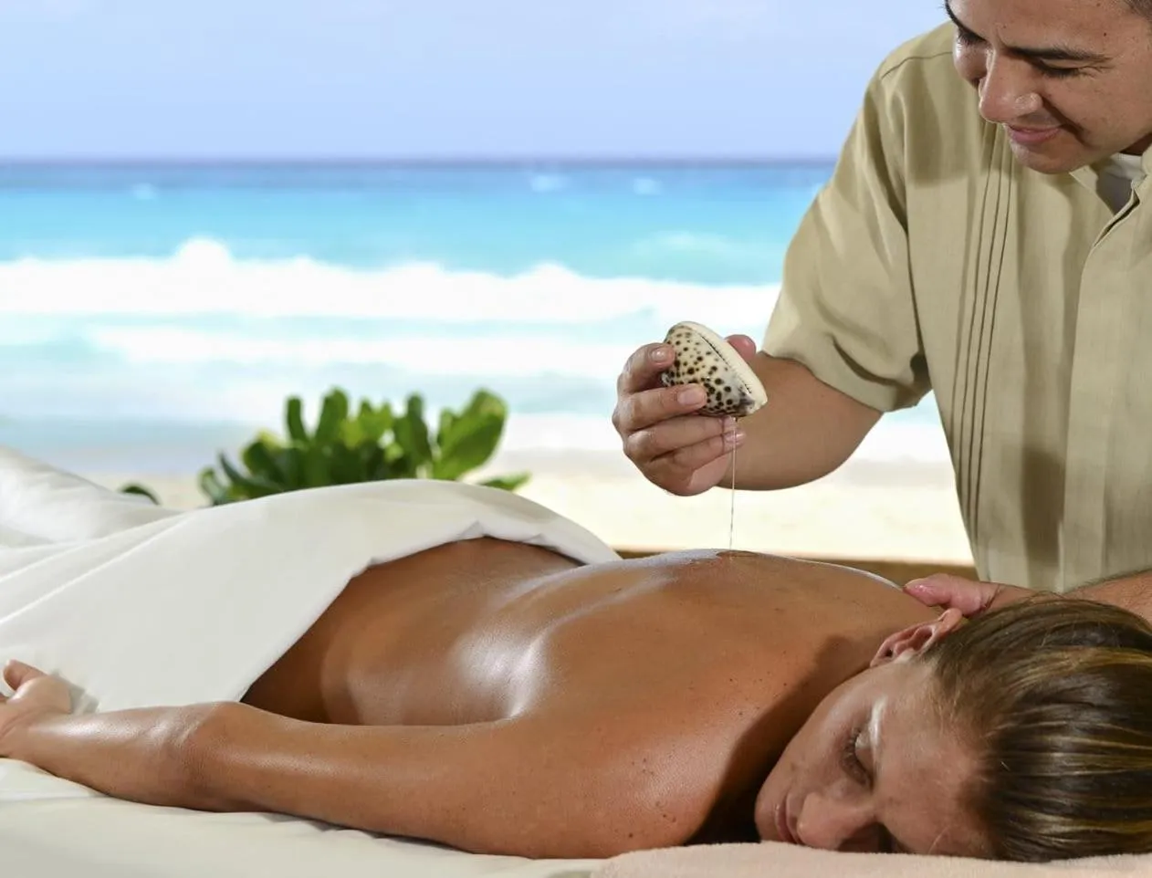 Massage in SUNSET FISHERMEN BEACH & SPA RESORT-Optional All Inclusive- Room 344A-344B-Playacar, Phase 1