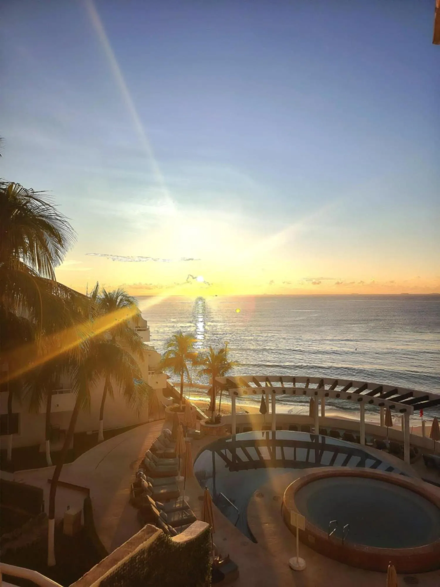 Balcony/Terrace in SUNSET FISHERMEN BEACH & SPA RESORT-Optional All Inclusive- Room 344A-344B-Playacar, Phase 1