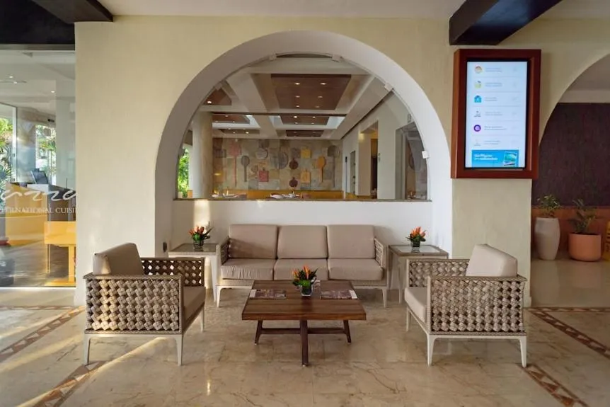 Lobby or reception in SUNSET FISHERMEN BEACH & SPA RESORT-Optional All Inclusive- Room 344A-344B-Playacar, Phase 1