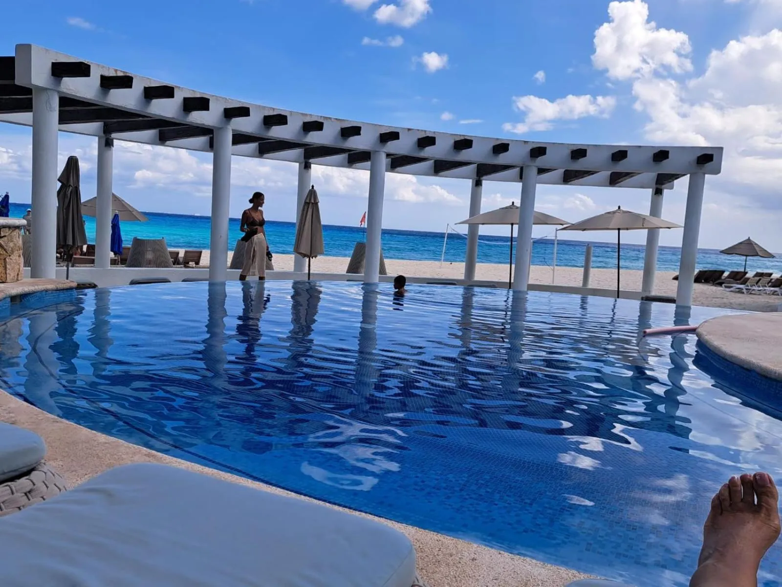 Swimming pool in SUNSET FISHERMEN BEACH & SPA RESORT-Optional All Inclusive- Room 344A-344B-Playacar, Phase 1