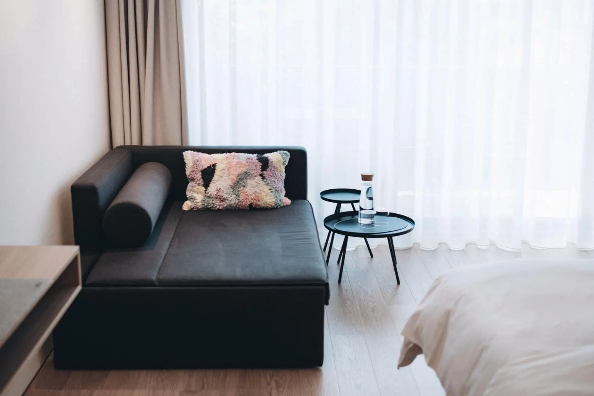 Seating area, Bed in Design Hotel Tyrol