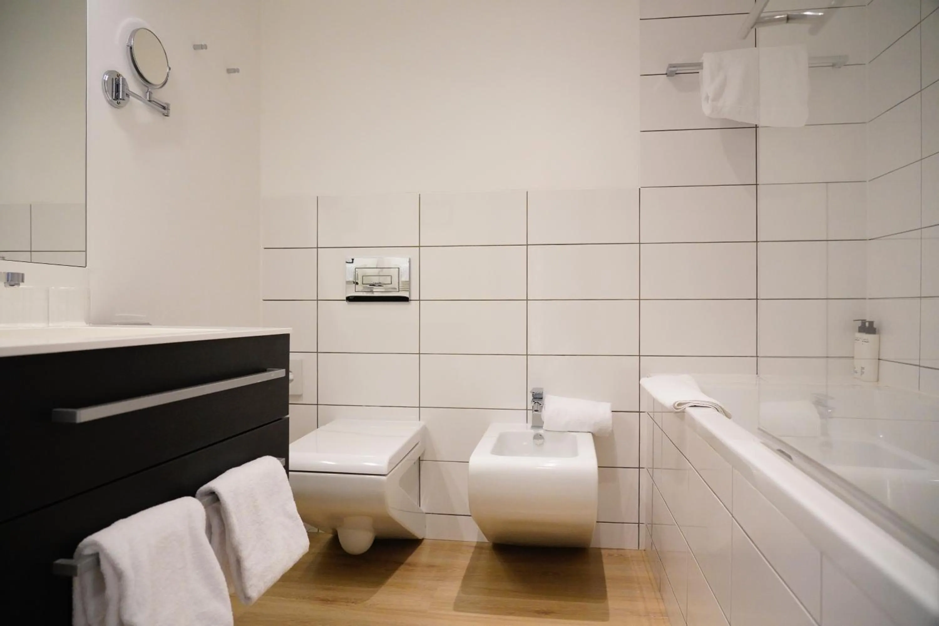 Toilet in Design Hotel Tyrol