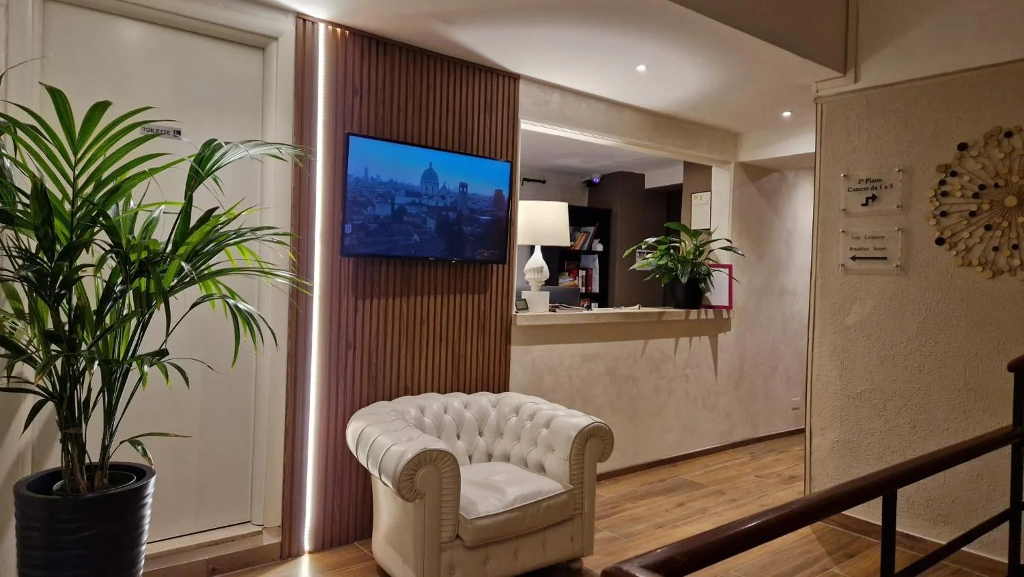 Seating area in Albergo la Svolta