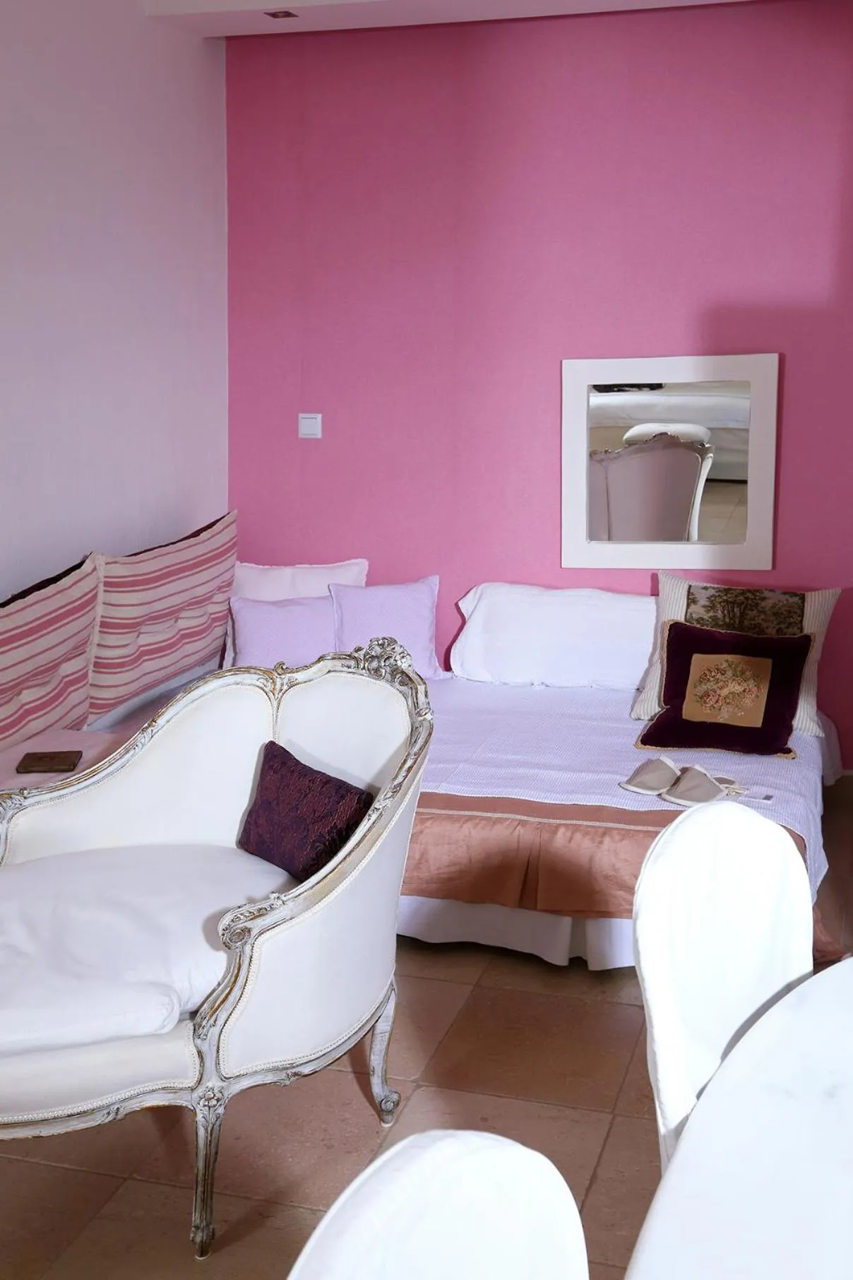 Seating area, Bed in Mare Monte Small Boutique Hotel