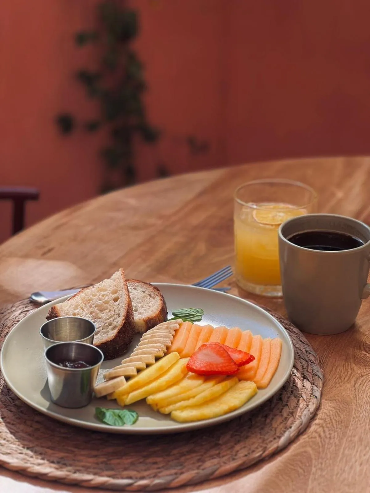 Continental breakfast in Casa Toro La Punta