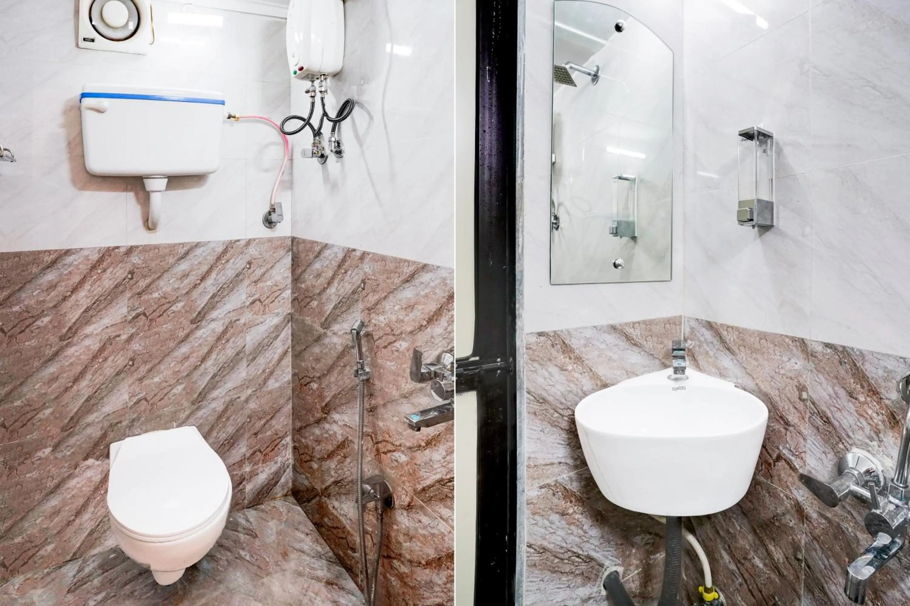 Bathroom in Super Hotel O Khar East Near Railway Station