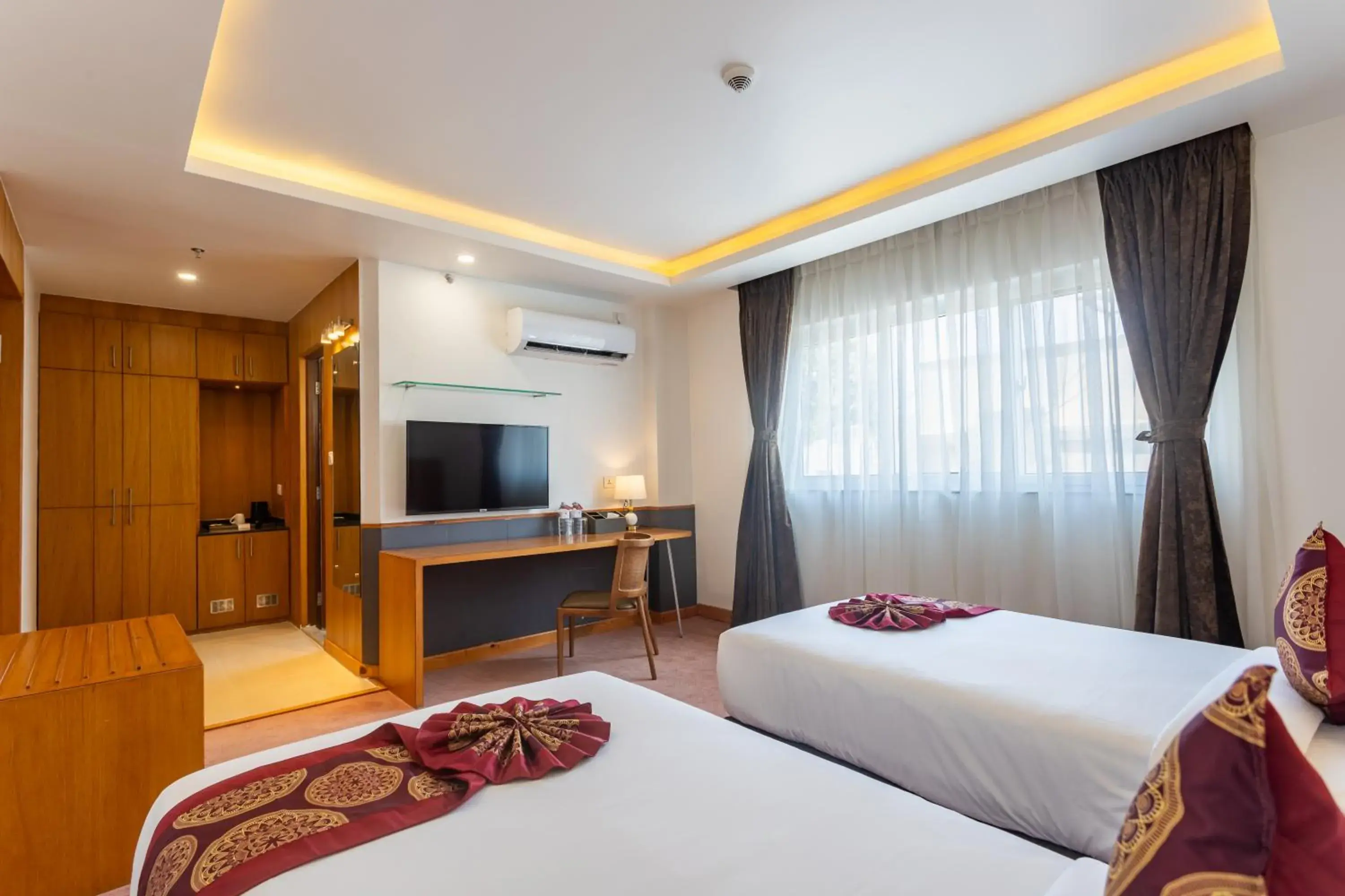 Bed in Mandala Norling Lords Prime Kathmandu Bed in Mandala Norling Lords Prime Kathmandu