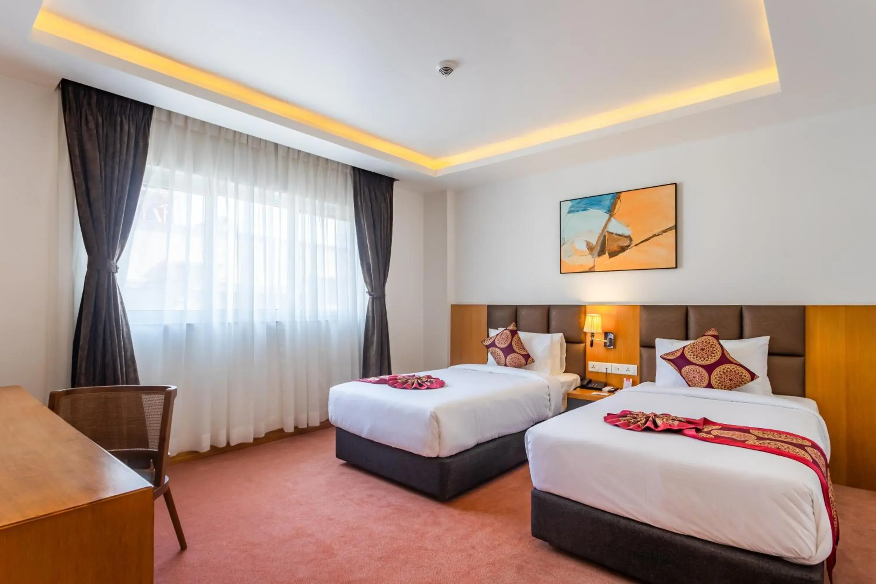 Bed in Mandala Norling Lords Prime Kathmandu Bed in Mandala Norling Lords Prime Kathmandu