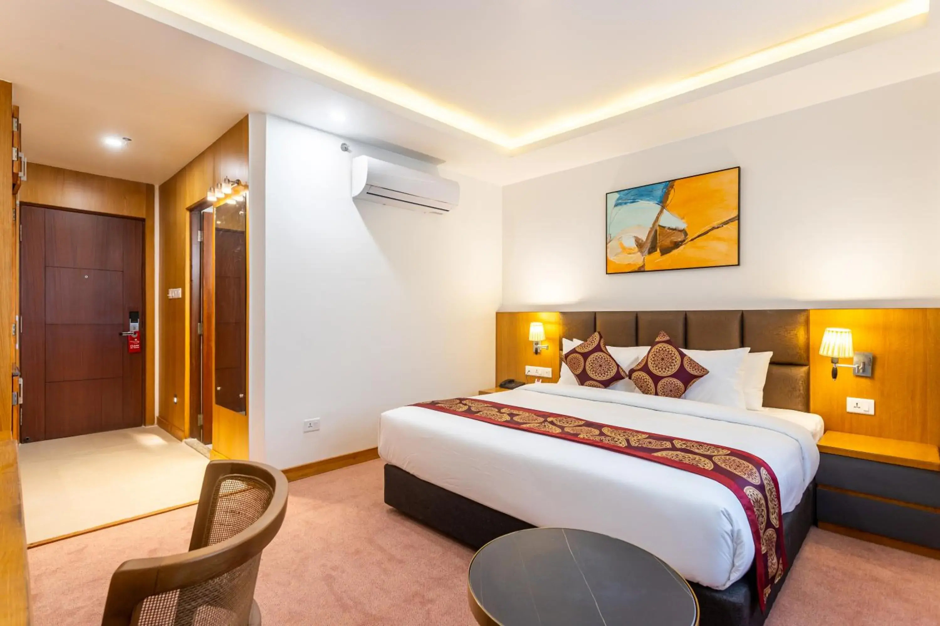 Bedroom, Bed in Mandala Norling Lords Prime Kathmandu Bedroom, Bed in Mandala Norling Lords Prime Kathmandu