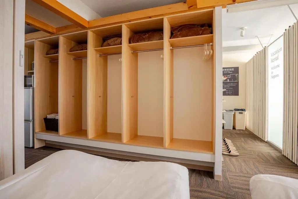 storage, Bed in Fun Hotel Sapporo