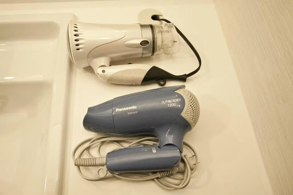 hair dryier in Fun Hotel Sapporo