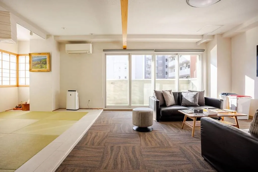 Living room in Fun Hotel Sapporo