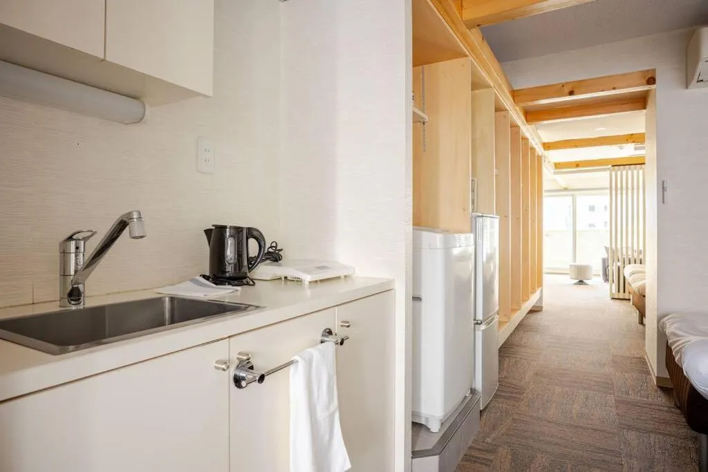 Kitchen or kitchenette in Fun Hotel Sapporo