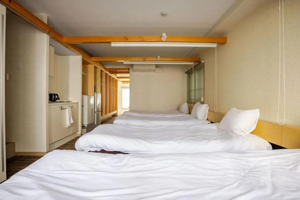Bed in Fun Hotel Sapporo