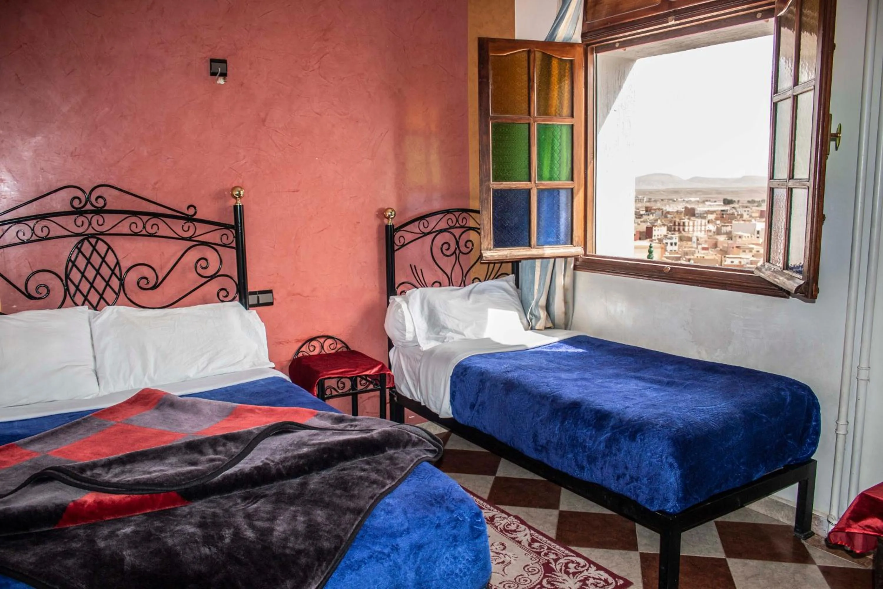Bed in Hôtel Restaurant Ali