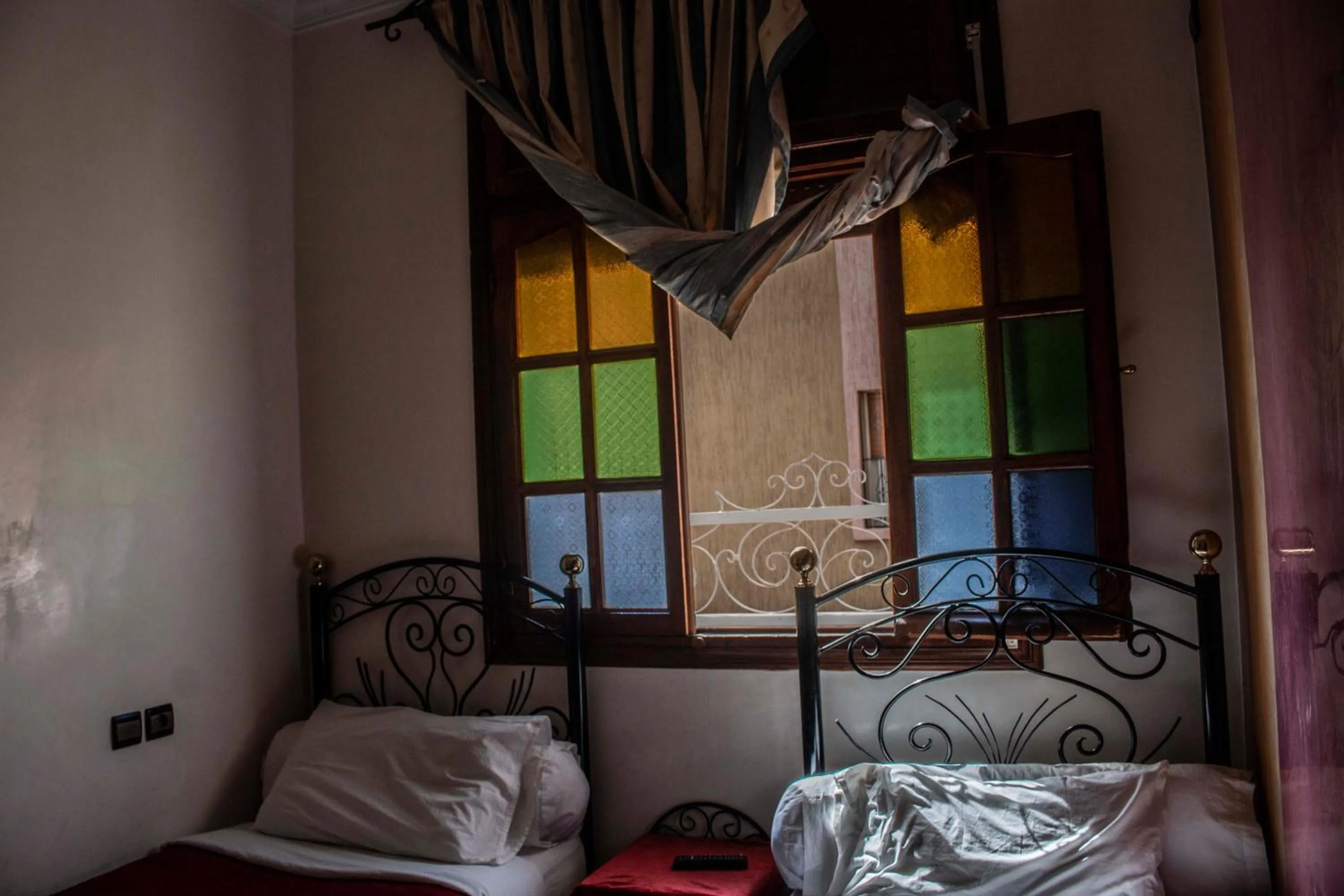 Bed in Hôtel Restaurant Ali