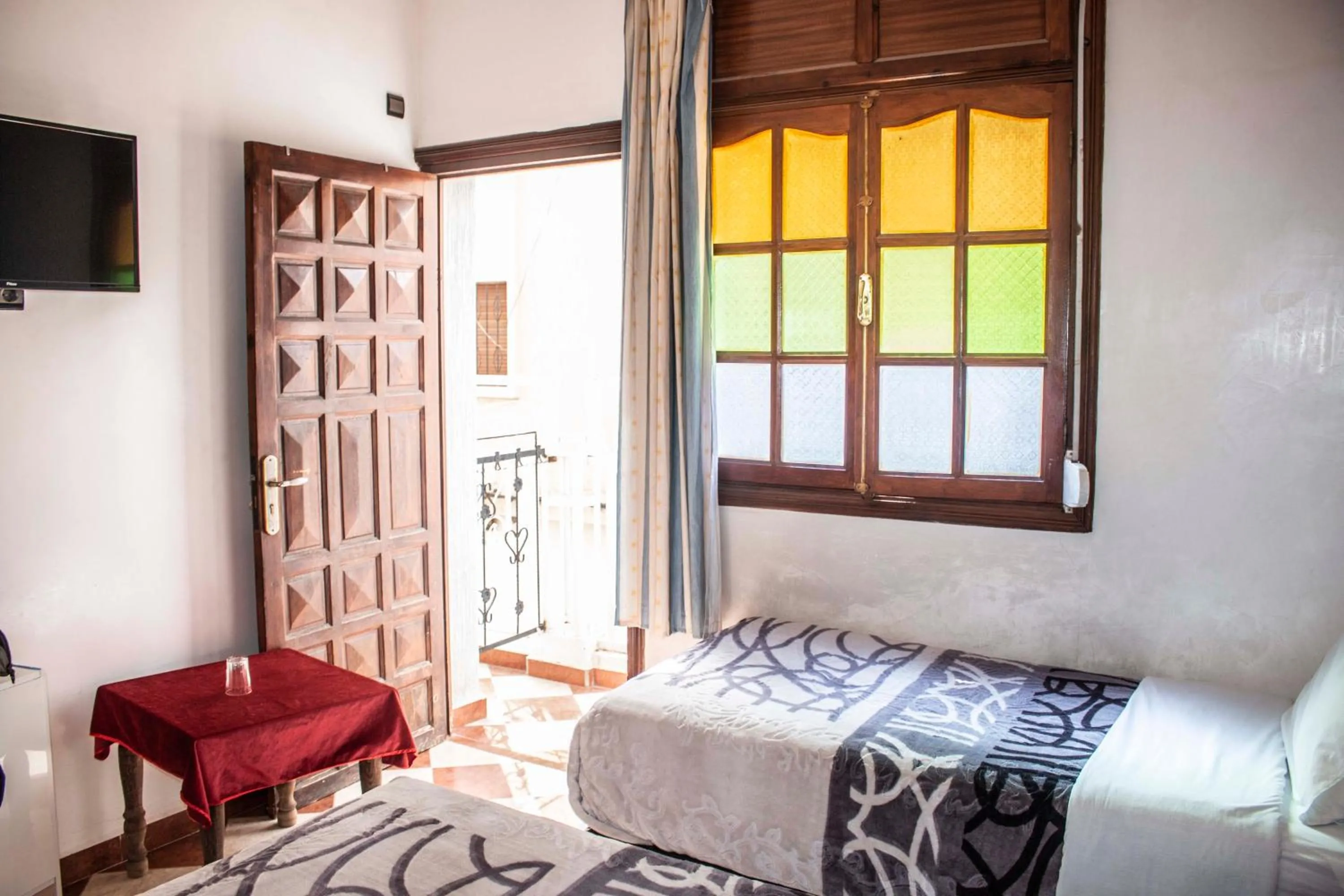 Bed in Hôtel Restaurant Ali