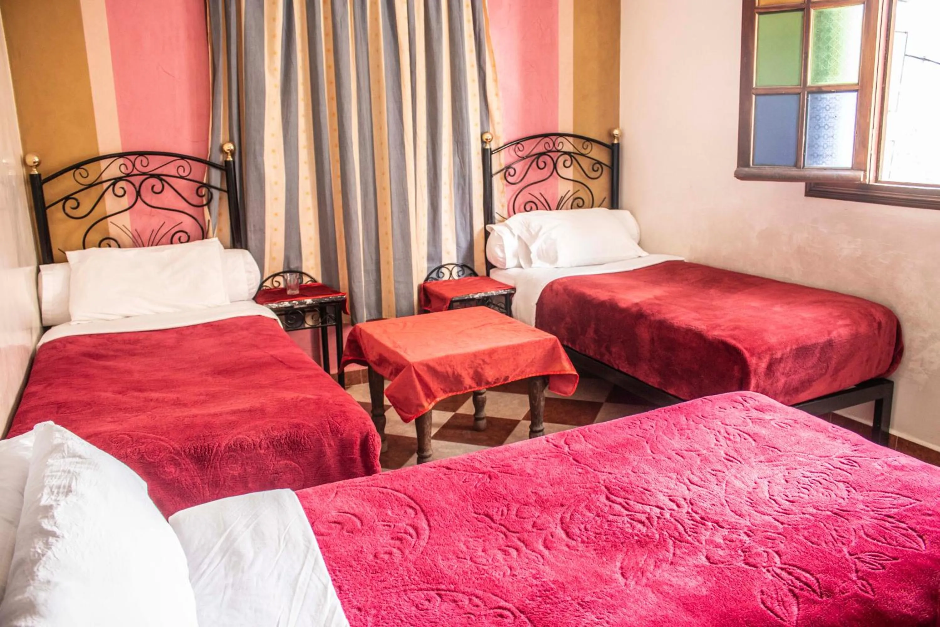 Bed in Hôtel Restaurant Ali