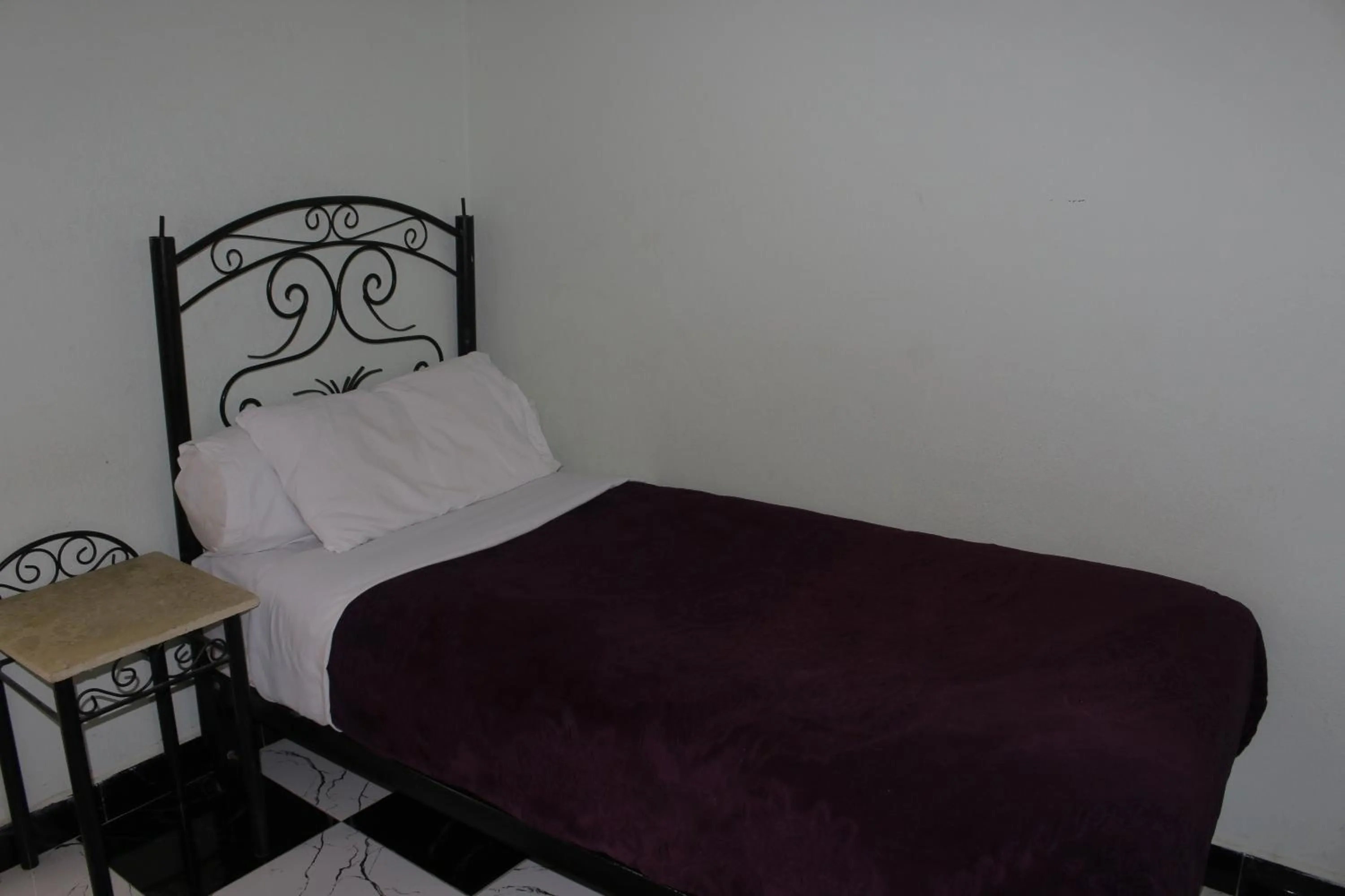 Bed in Hôtel Restaurant Ali