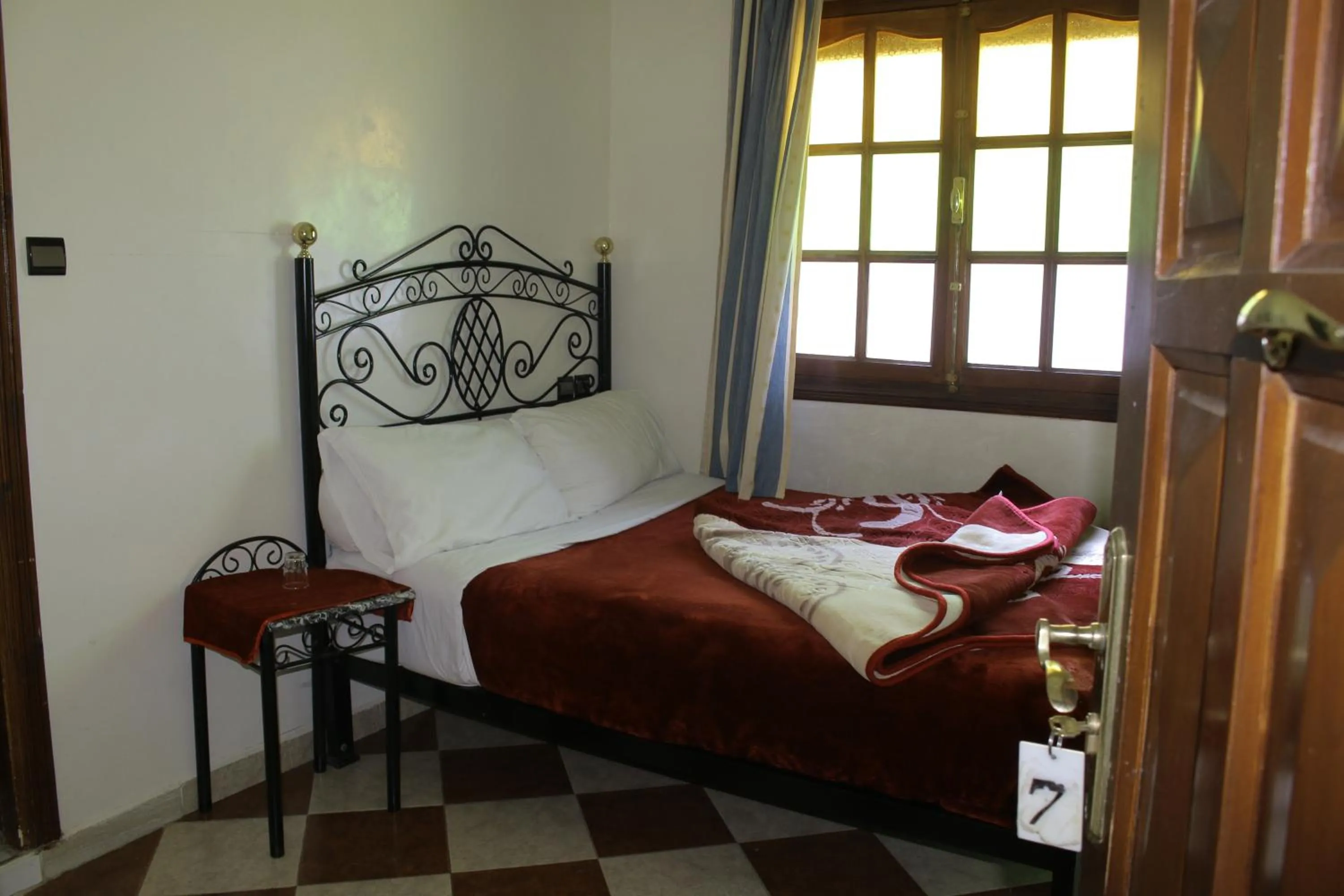 Bed in Hôtel Restaurant Ali