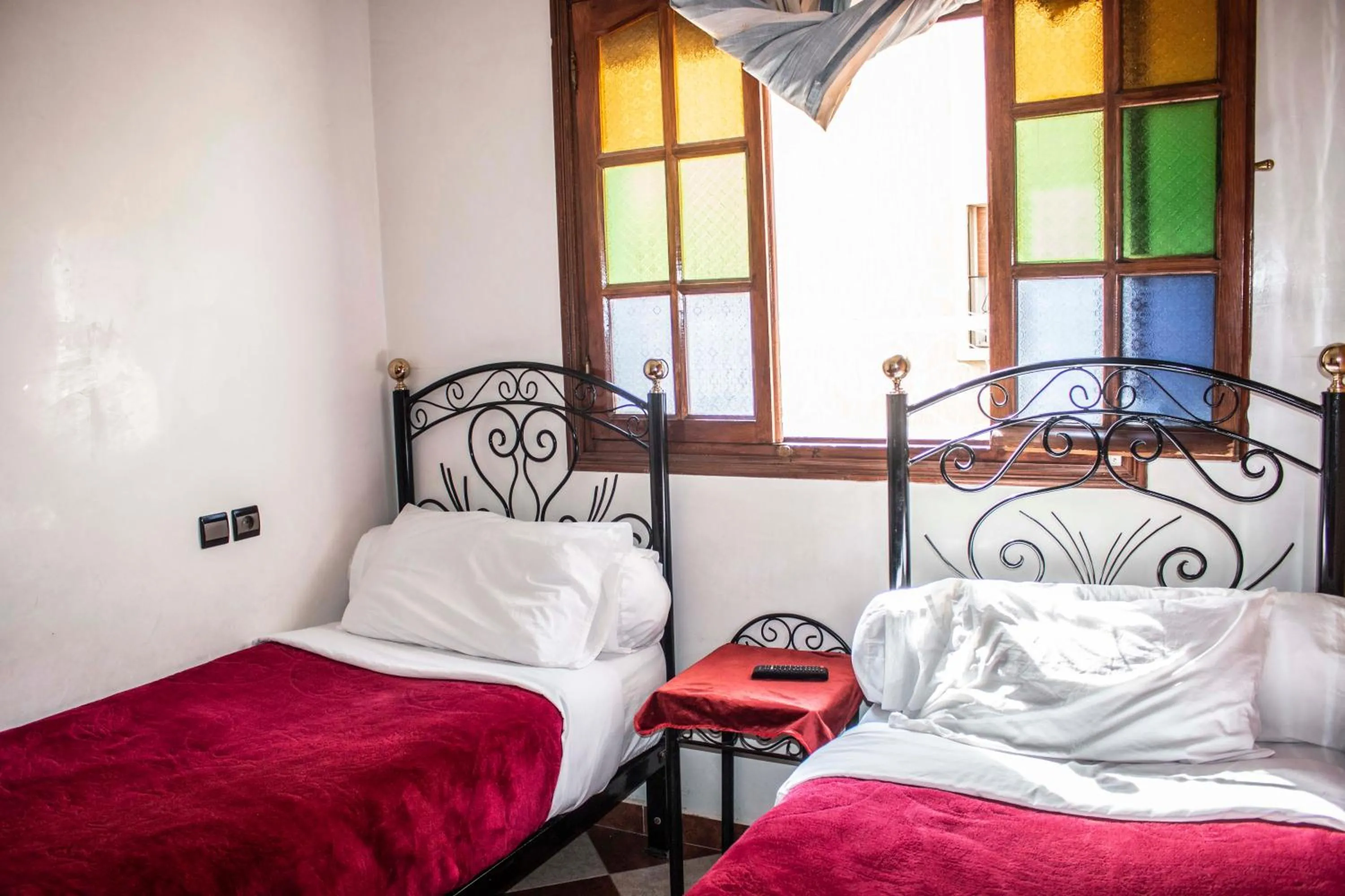 Bed in Hôtel Restaurant Ali